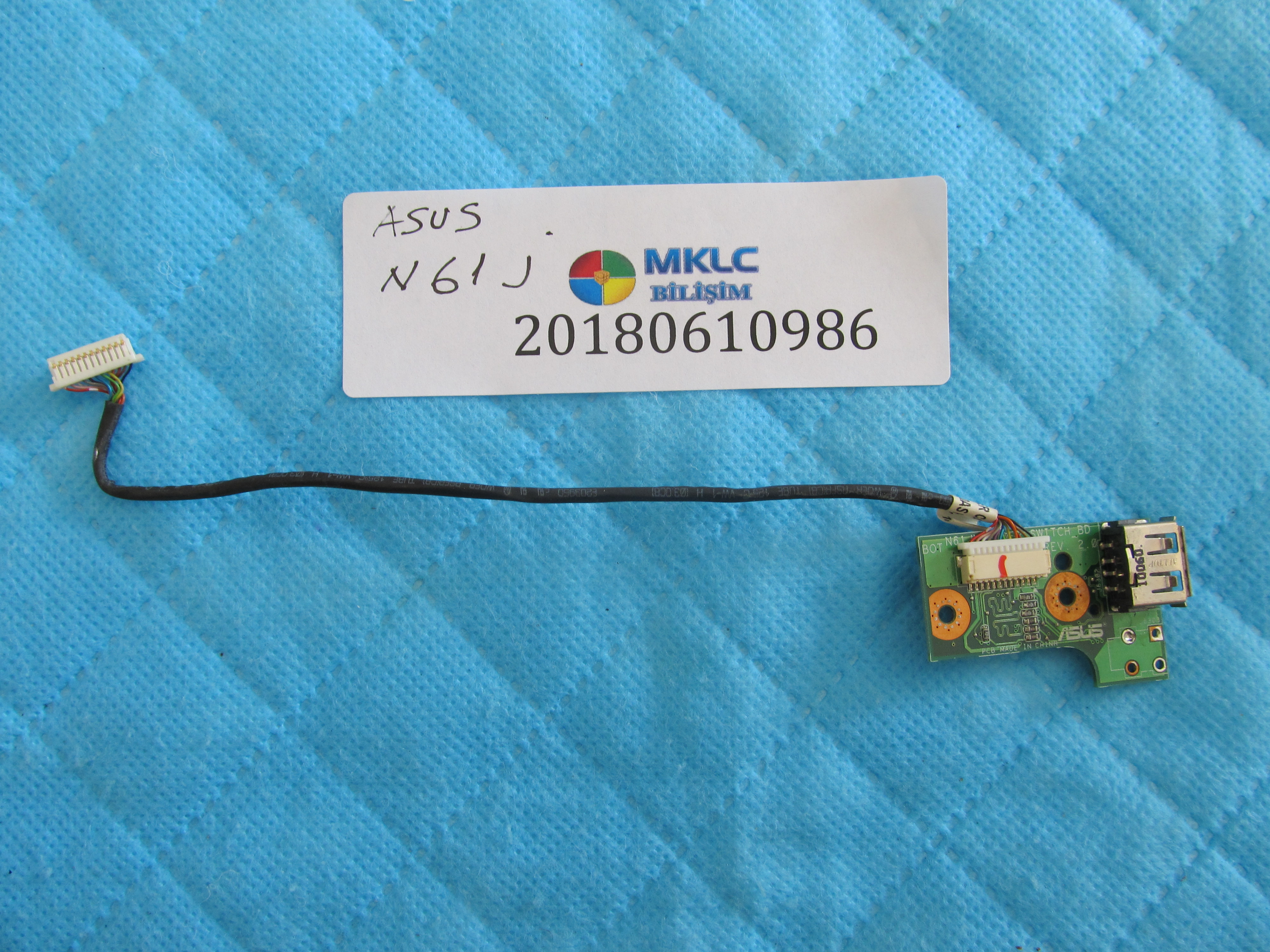 Asus n61j usb port flex orjinal ürün