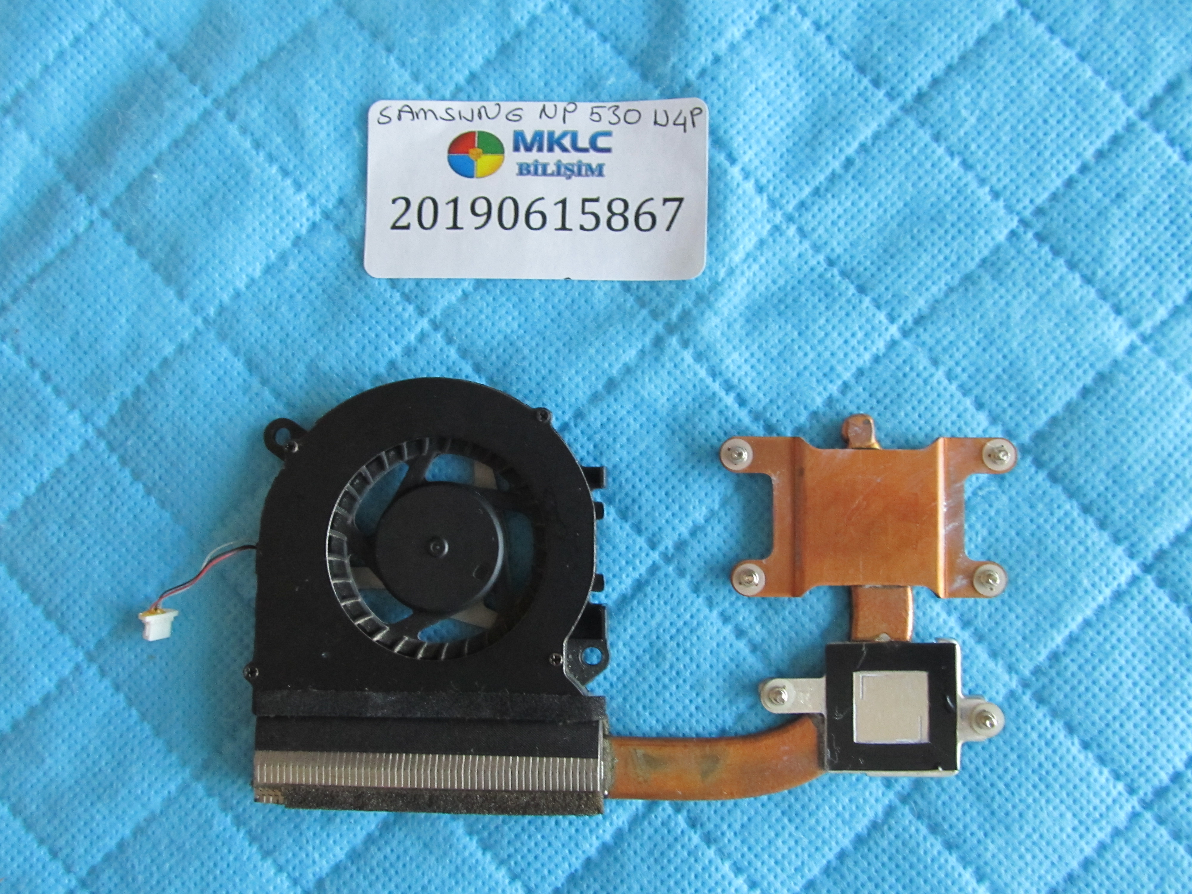 SAMSUNG Samsung np530u4p fan bakir soğutucu (heatsink) orjinal ürün küçük görsel 2