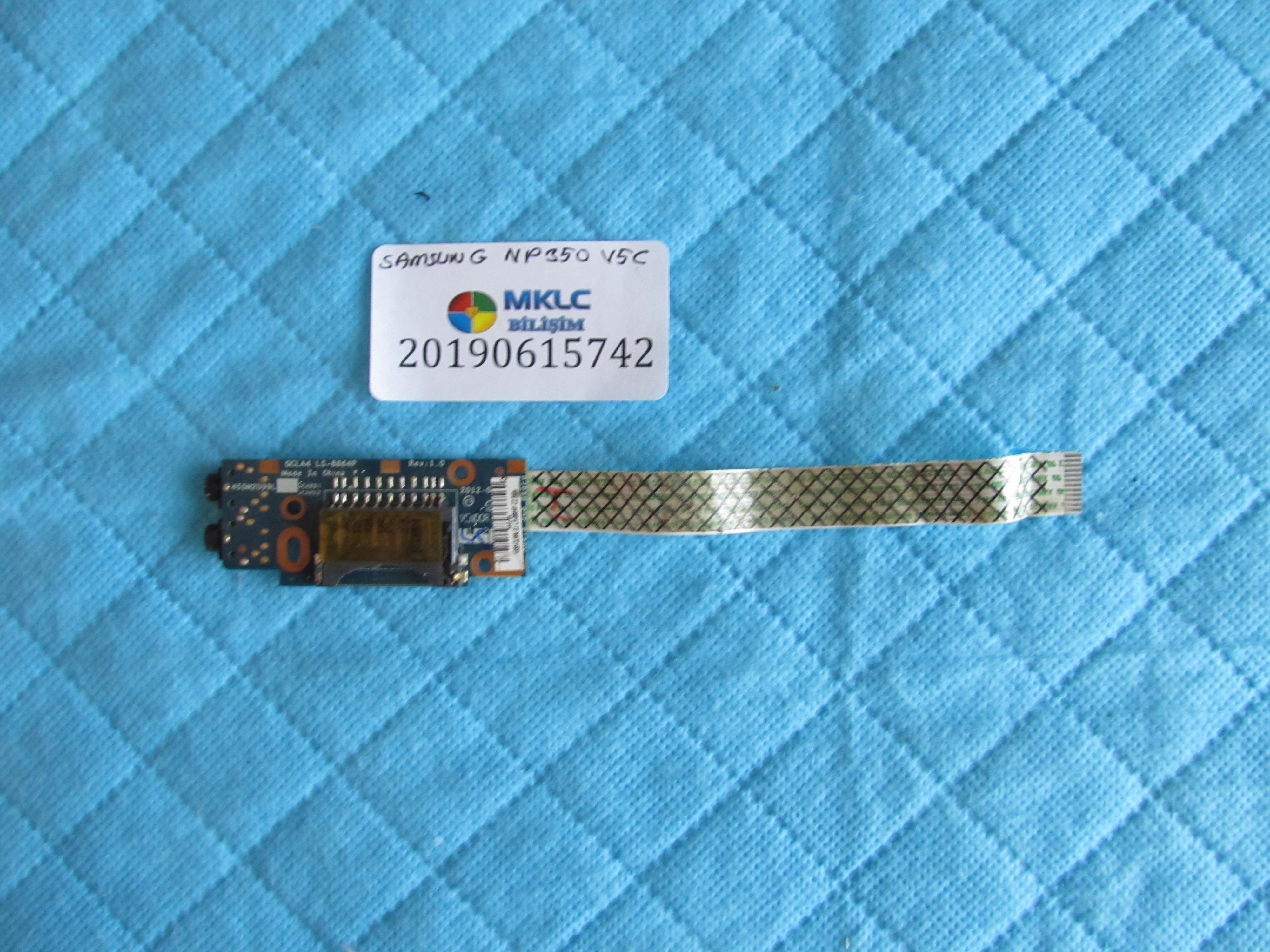 Samsung np350v5c ses karti ve kart okuyucusu flex orjinal ürün