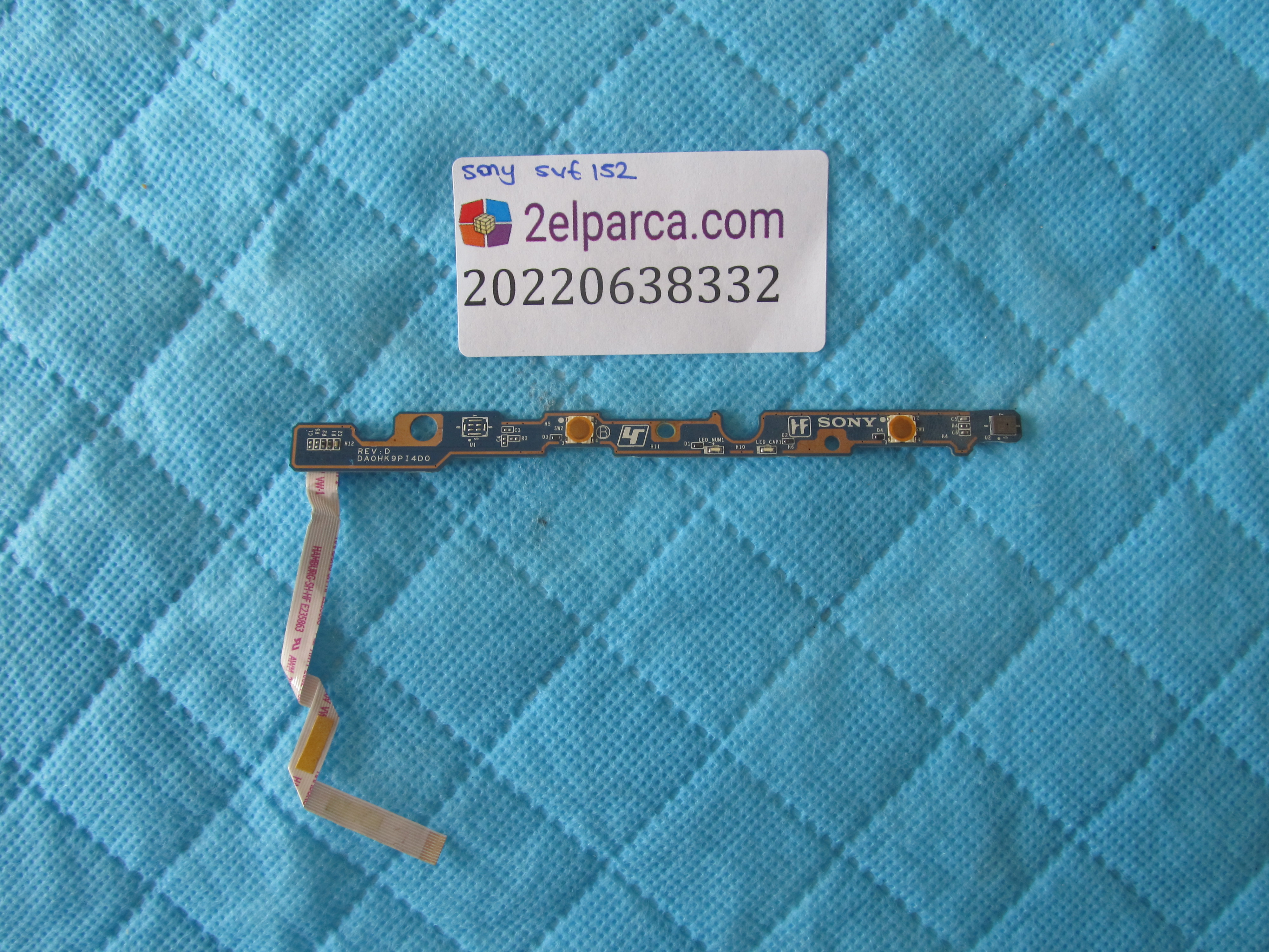 Sony svf152 tetik karti ve flex orjinal ürün