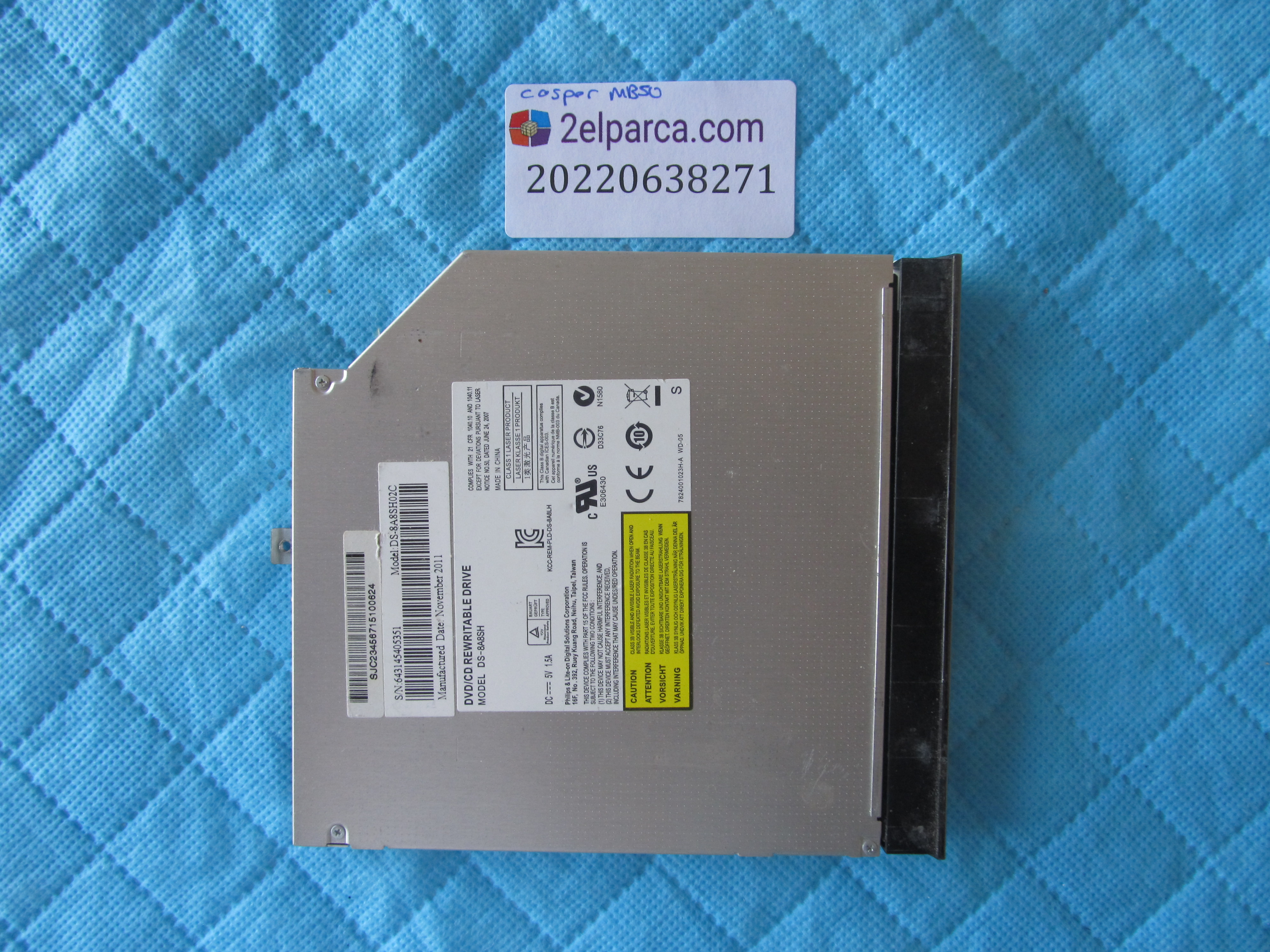 CASPER Casper mb50 dvd sürücü orjinal ürün küçük görsel 2