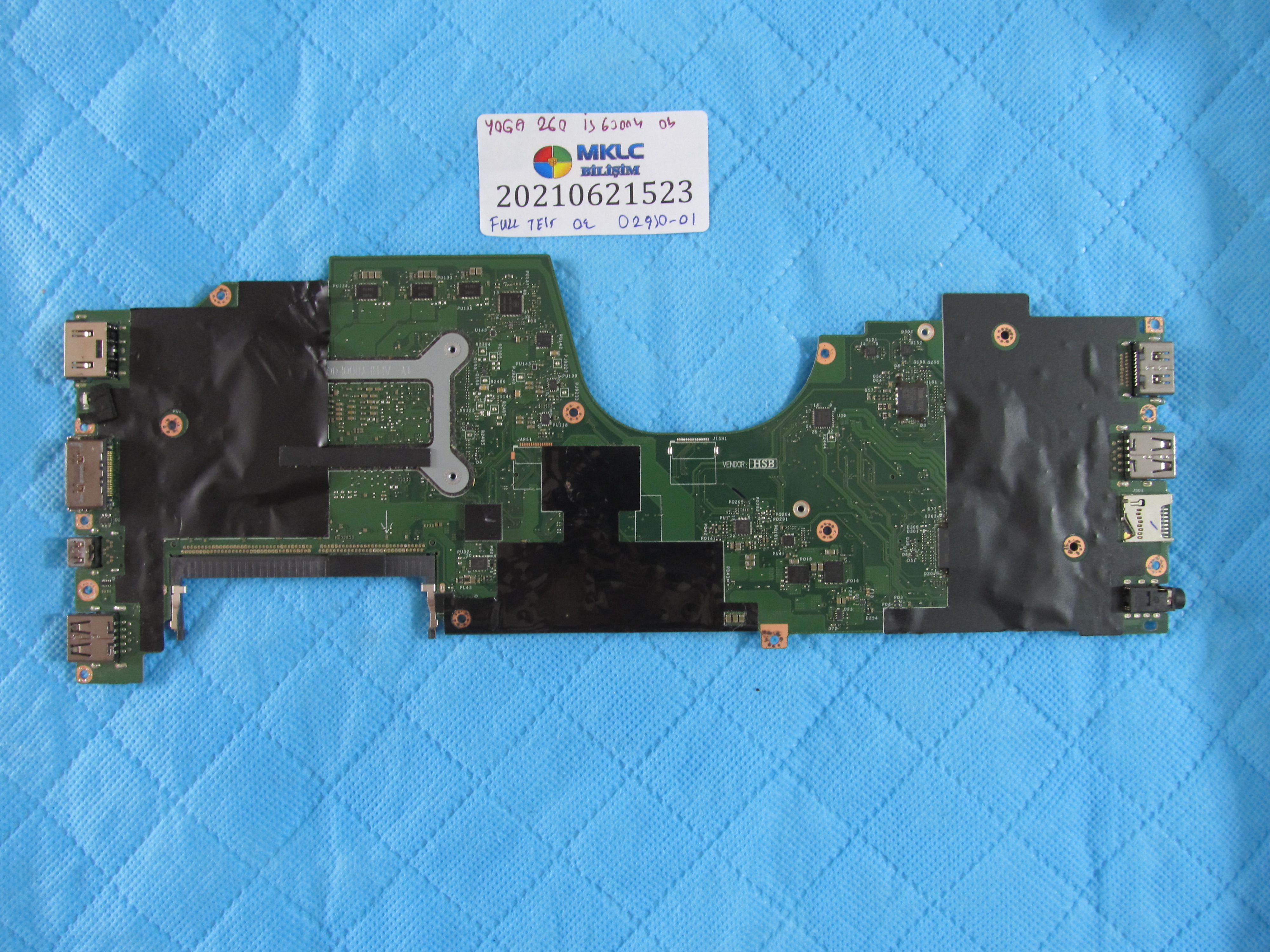 LENOVO Lenovo yoga 260 anakart la-c581p i5 6300u ob vga orjinal sifir küçük görsel 2