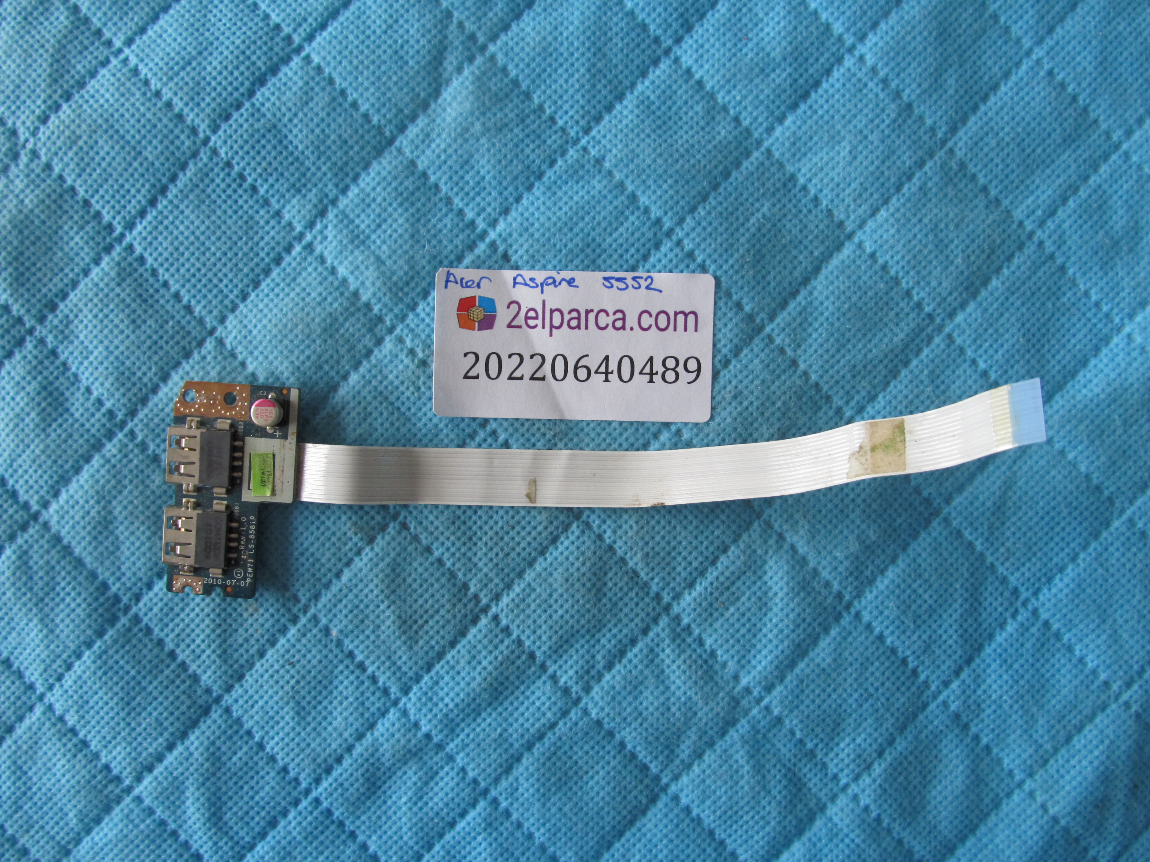ACER Acer aspire 5552 usb karti ve flex orjinal ürün küçük görsel 2