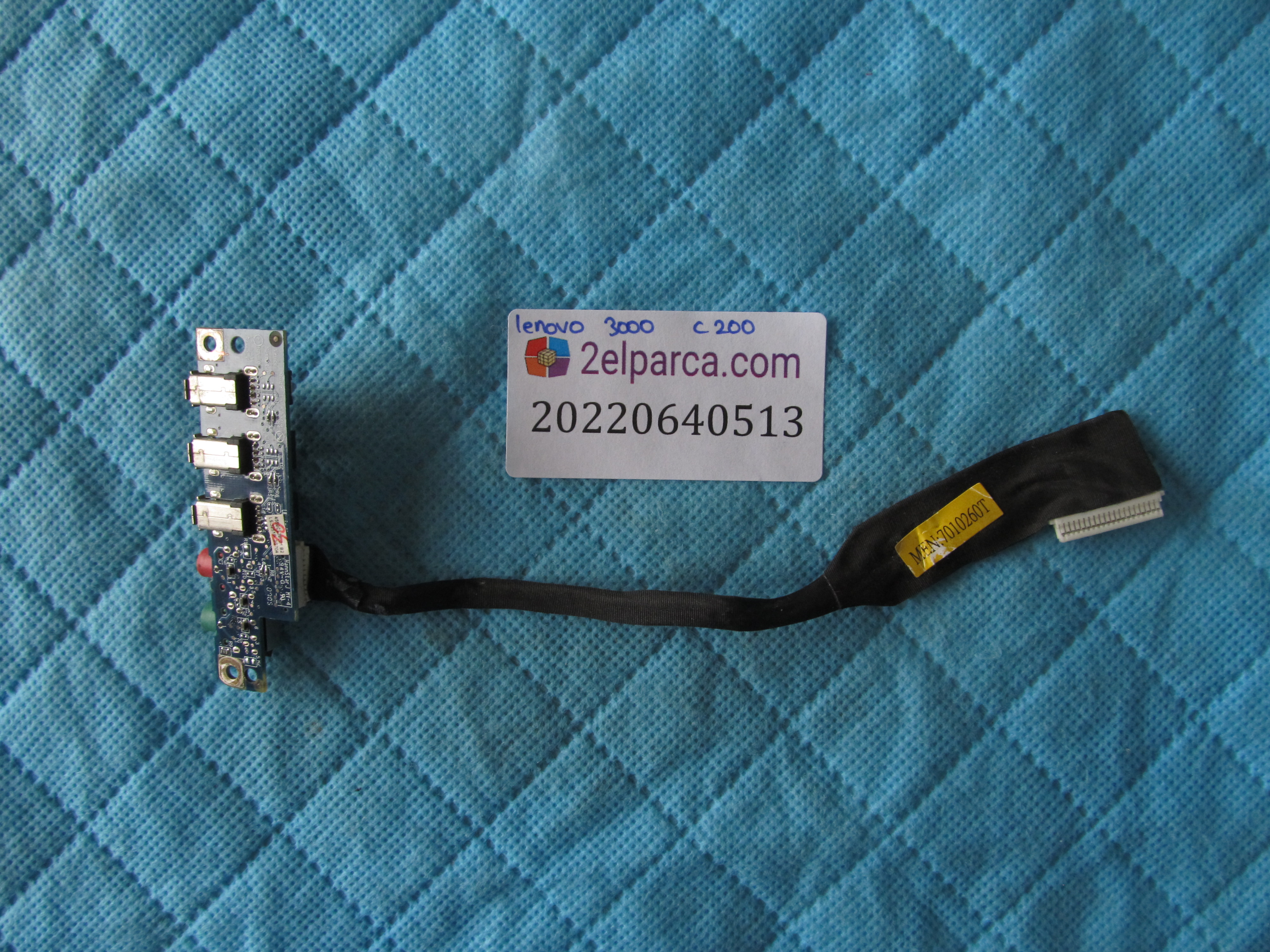 LENOVO Lenovo 3000 c200 ysb ve ses board kablo orjinal ürün küçük görsel 2