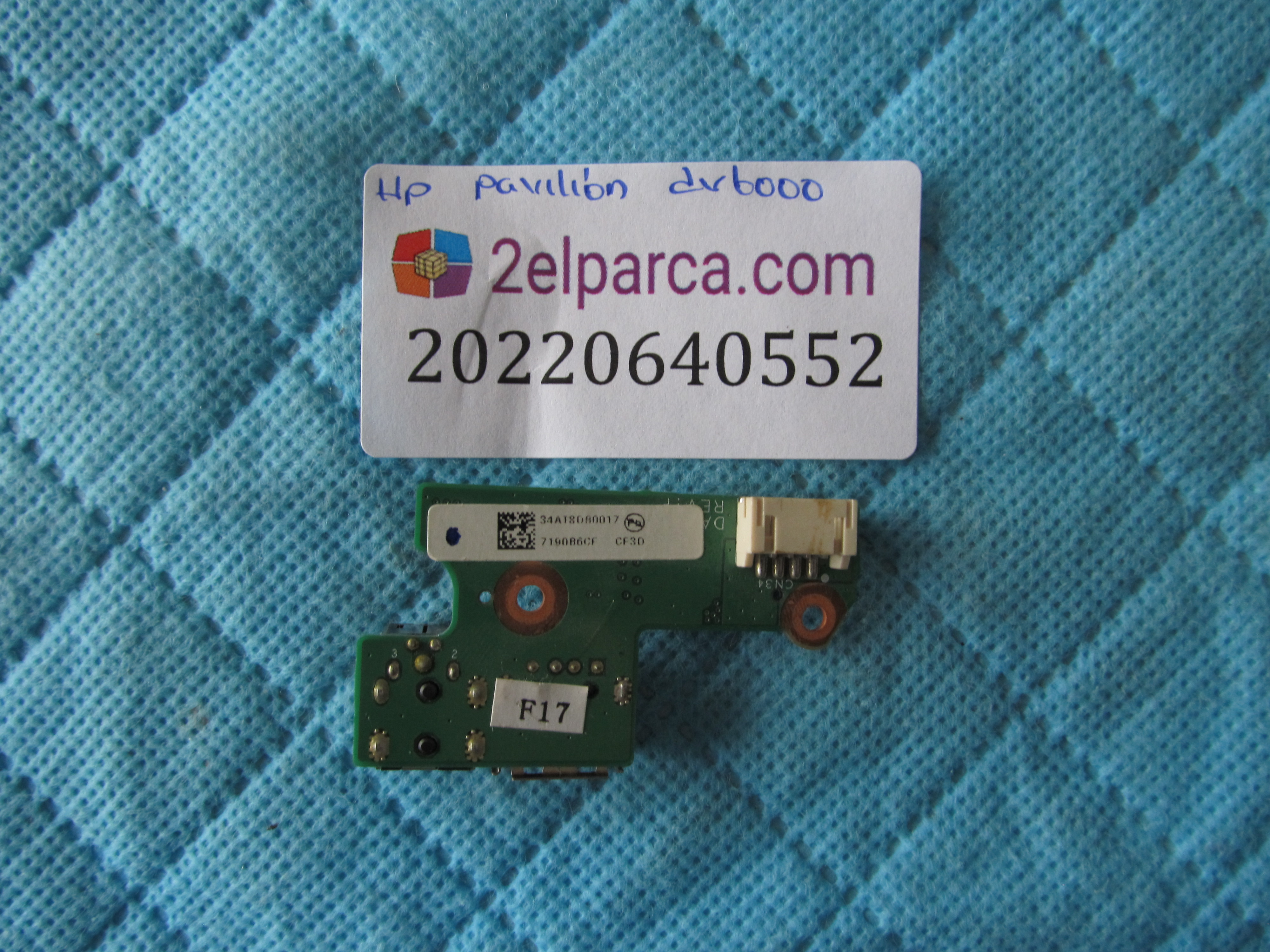 HP Hp pavilion dv6000 usb ve şarj soketi orjinal ürün küçük görsel 2