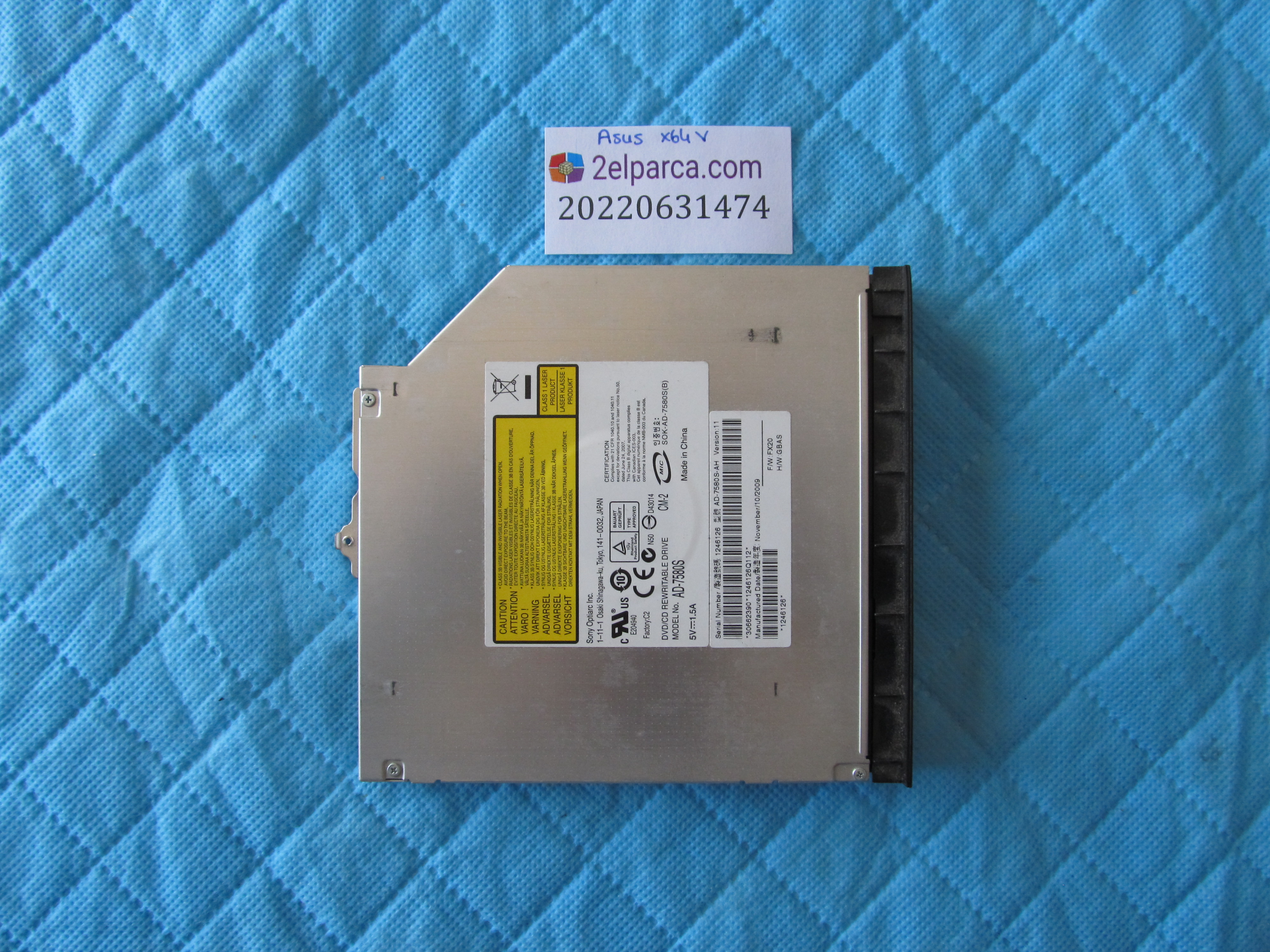 ASUS Asus x64c dvd küçük görsel 2