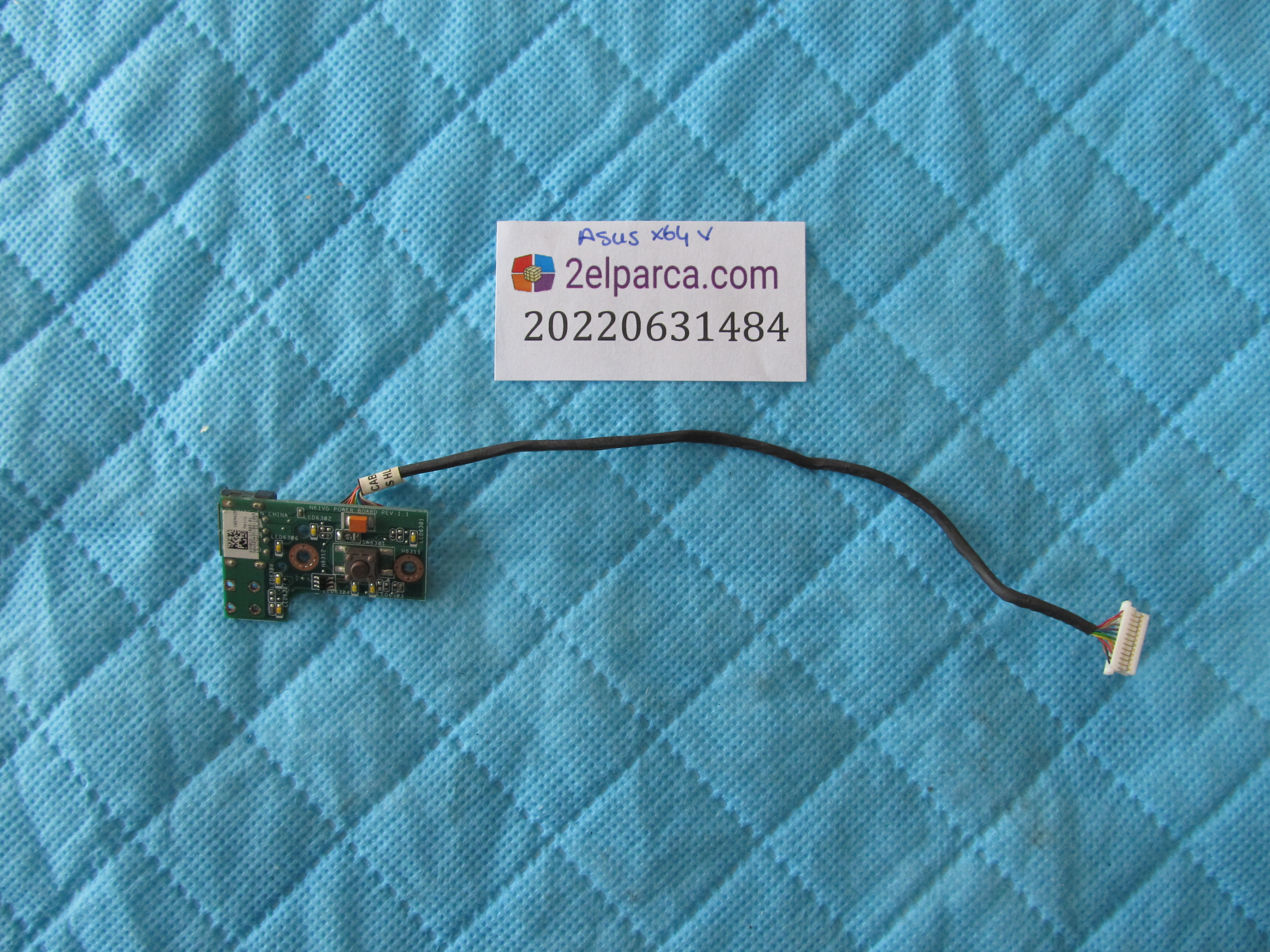 ASUS Asus x64c usb ve tetik board kablo orjinal ürün küçük görsel 2