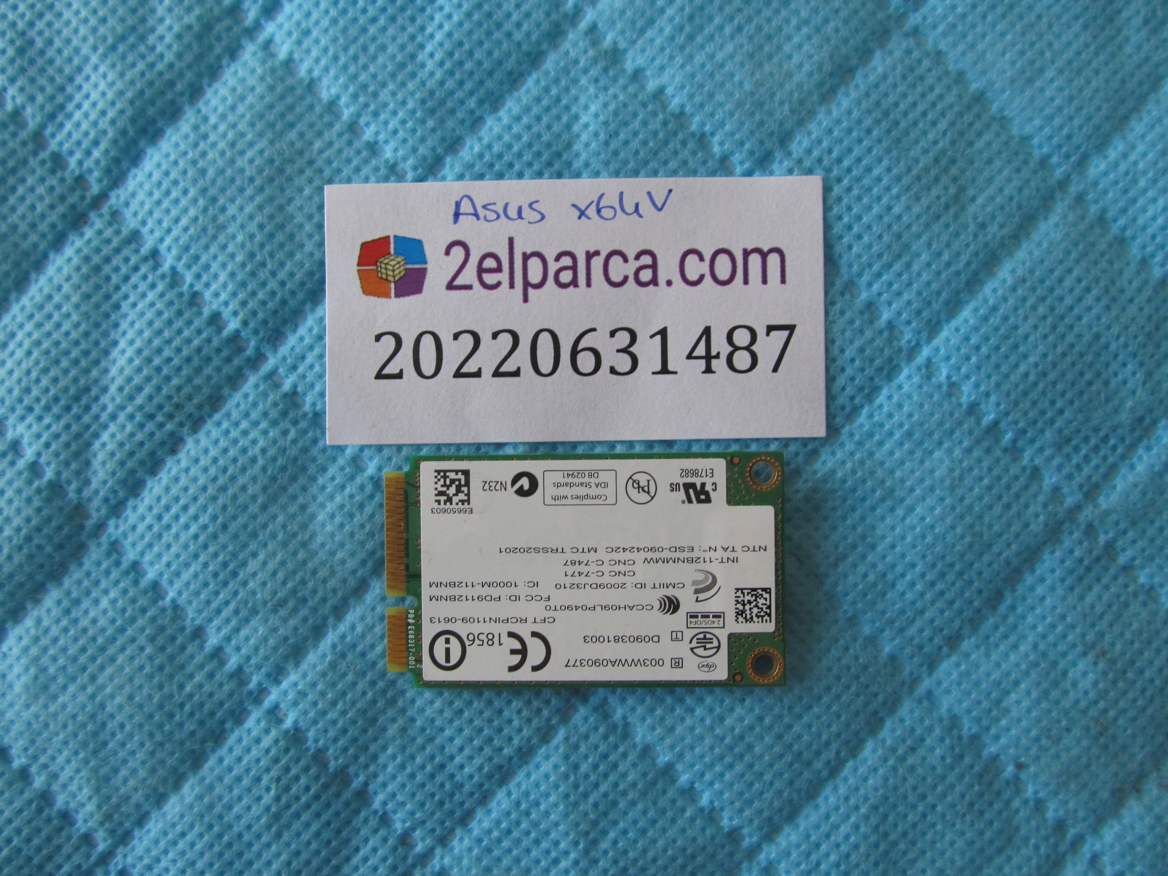 ASUS Asus x64c wifi kart orjinal ürün küçük görsel 2