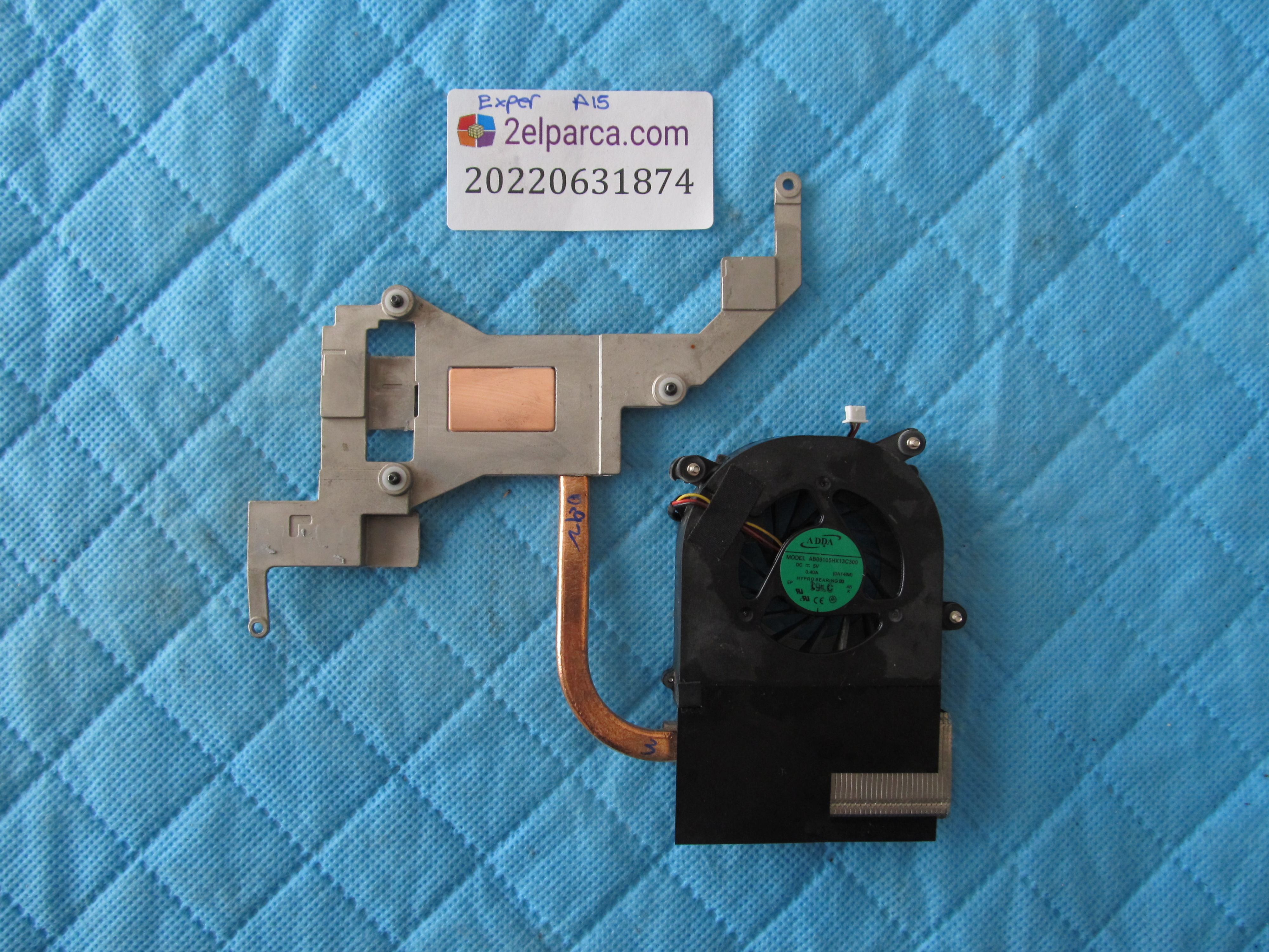 EXPER Exper a15 fan bakir soğutucu (heatsink) küçük görsel 2