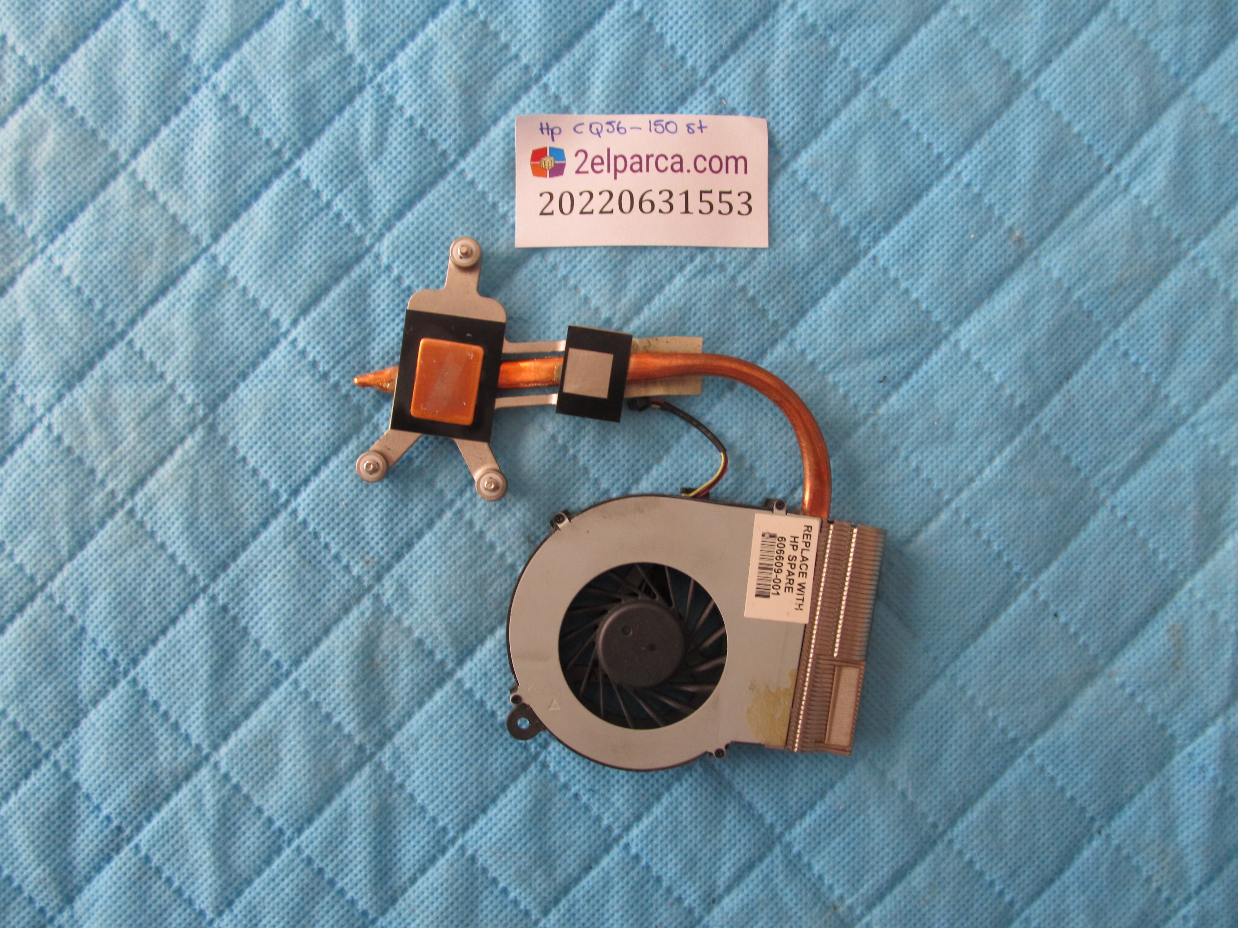 HP Hp cq56 fan bakir soğutucu (heatsink) küçük görsel 2