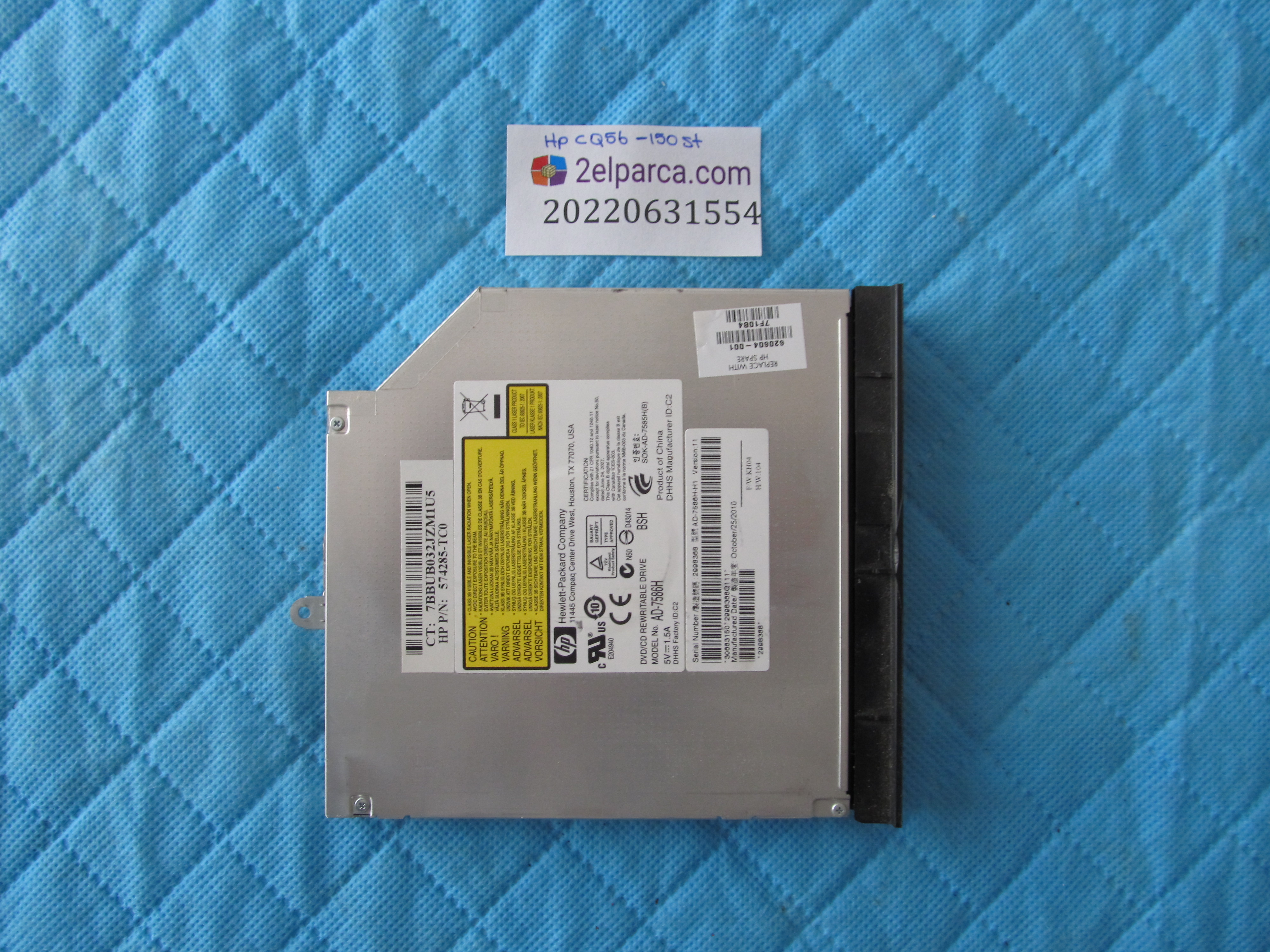 HP Hp cq56 dvd küçük görsel 2