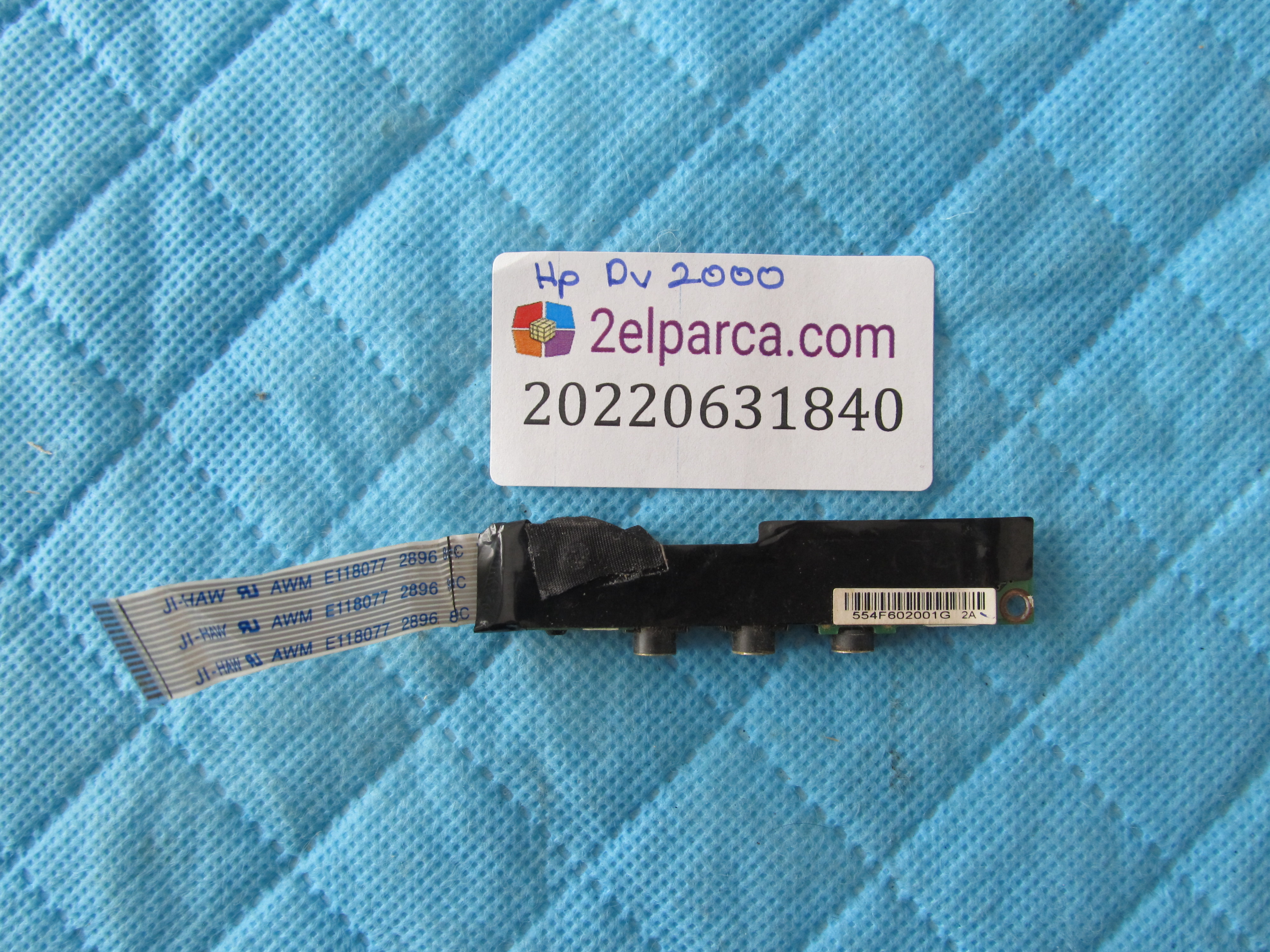 HP Hp dv2000 ses board flex küçük görsel 2