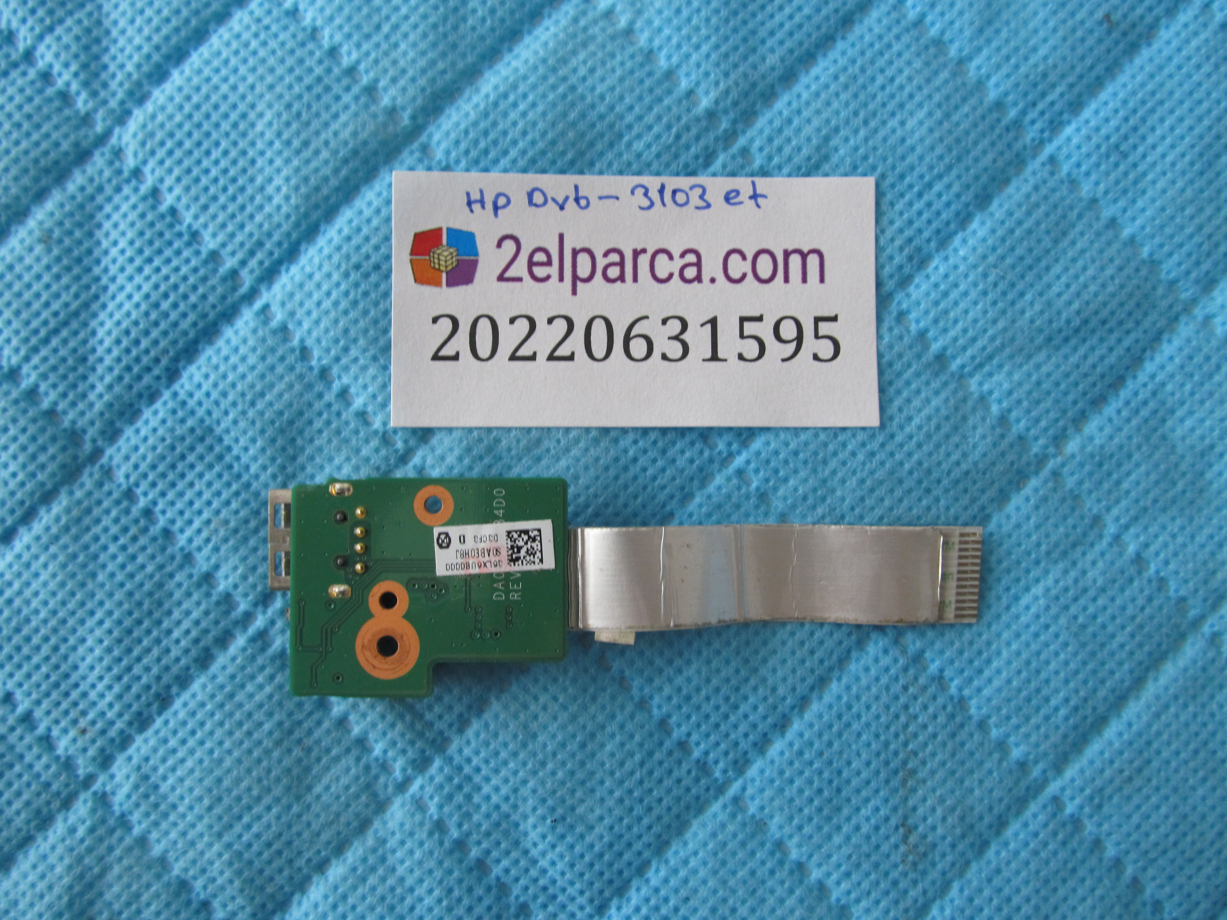 HP Hp dv6-3103 usb board flex orjinal ürün küçük görsel 2