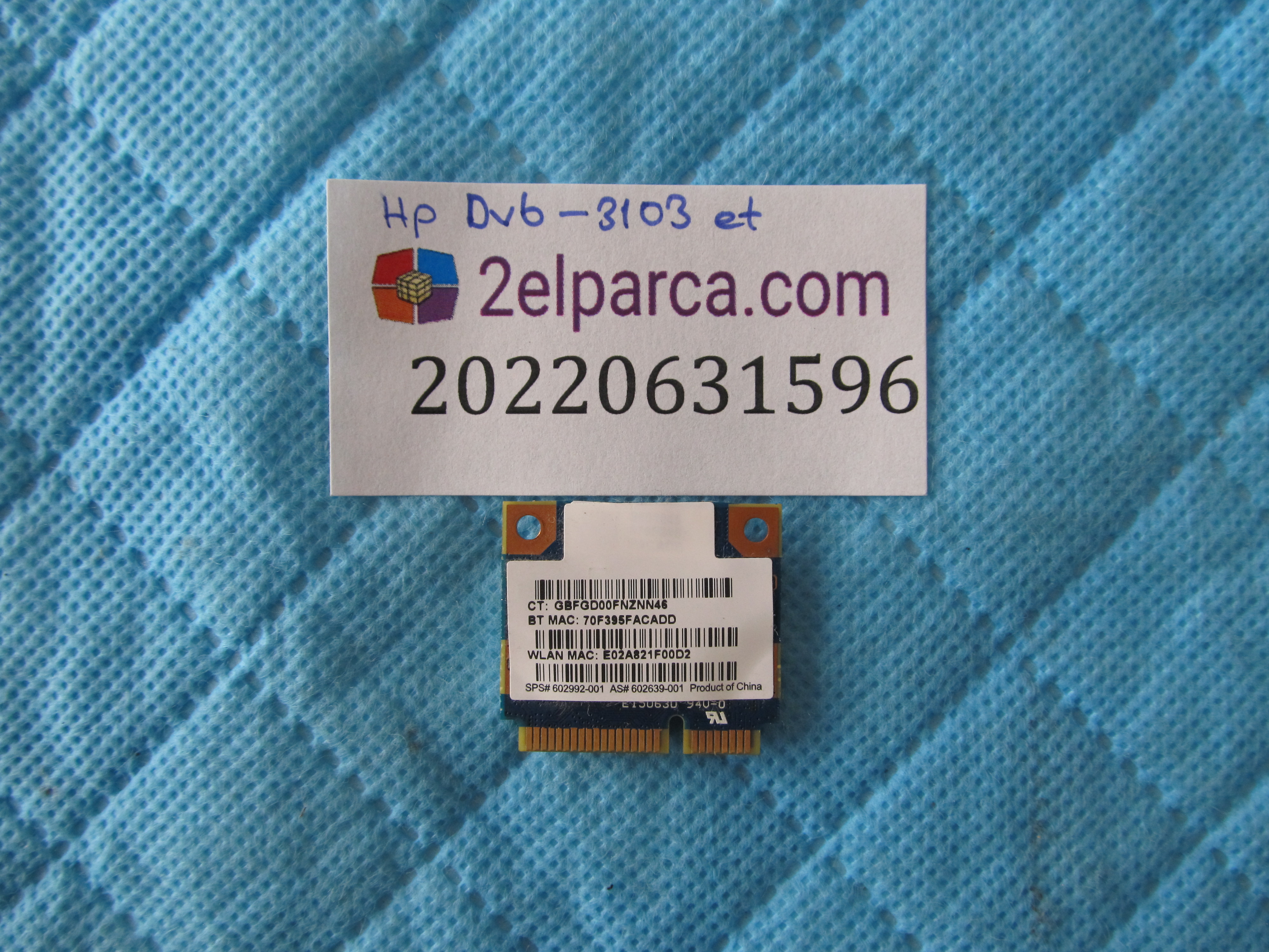 HP Hp dv6-3103 wifi karti orjinal ürün küçük görsel 2