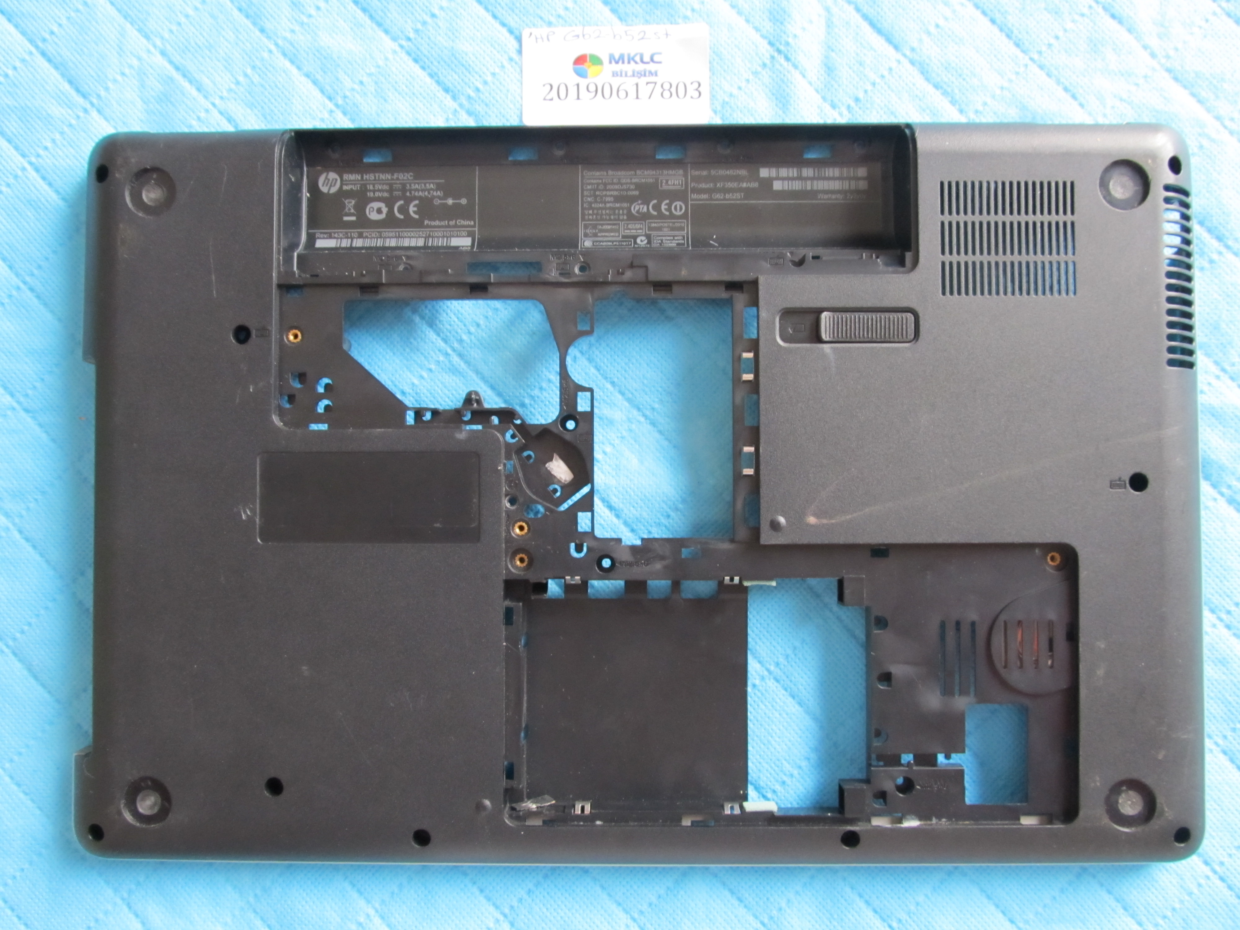 Hp g62 alt kasa