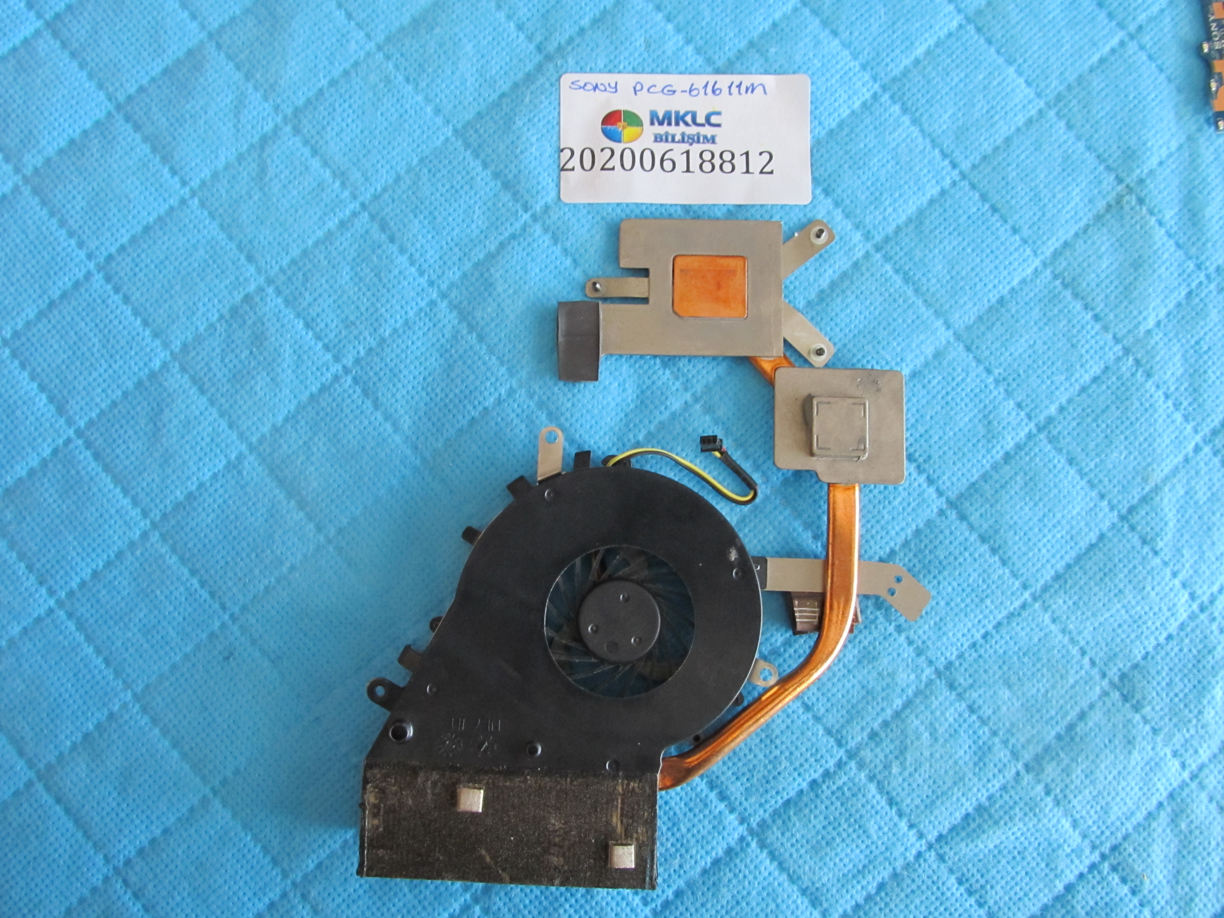 SONY Sony pcg-61611m fan bakir soğutucu (heatsink) küçük görsel 2