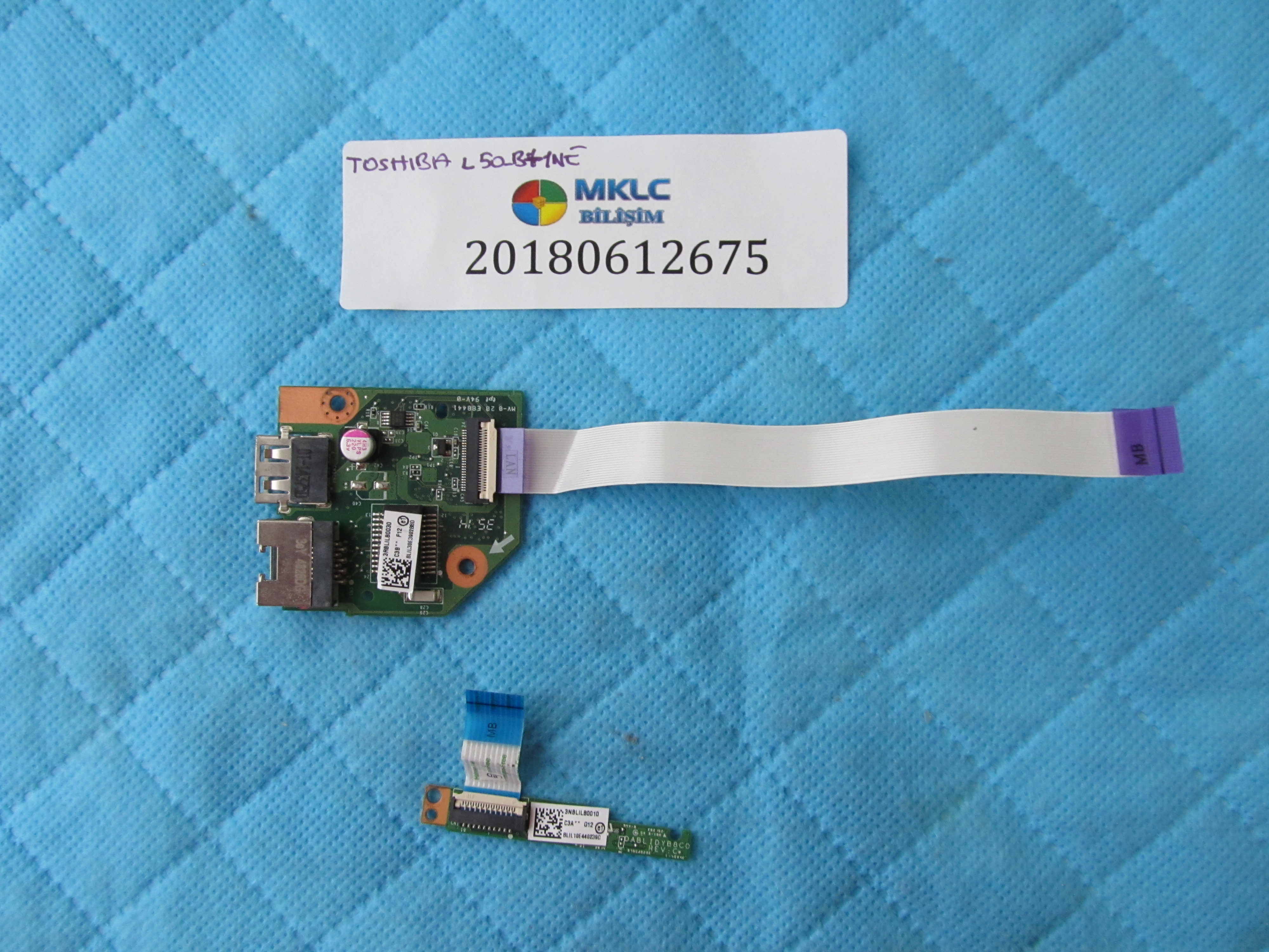 Toshiba l50-b- usb port flex orjinal ürün