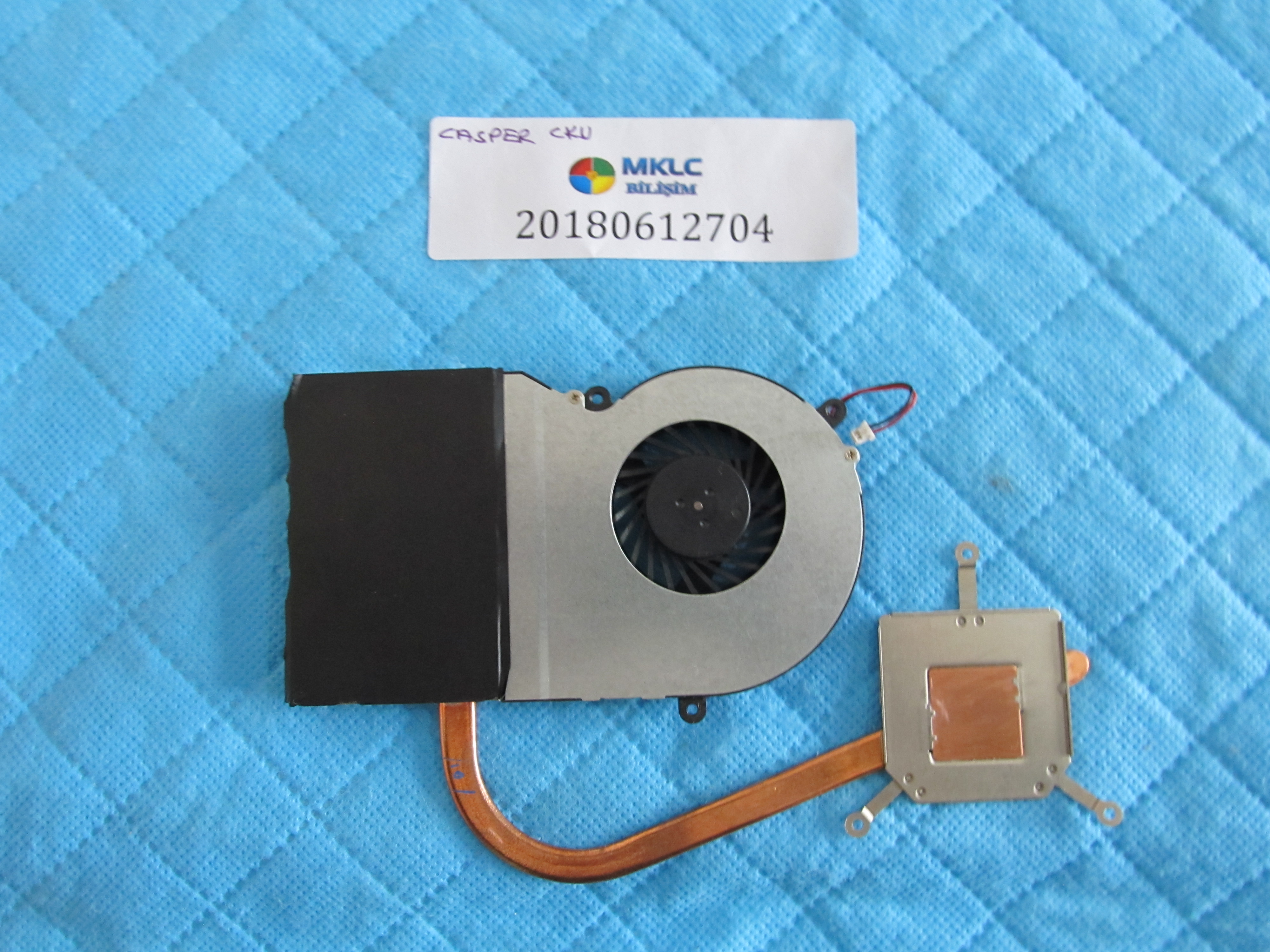 Casper cku fan bakir soğutucu (heatsink) orjinal ürün