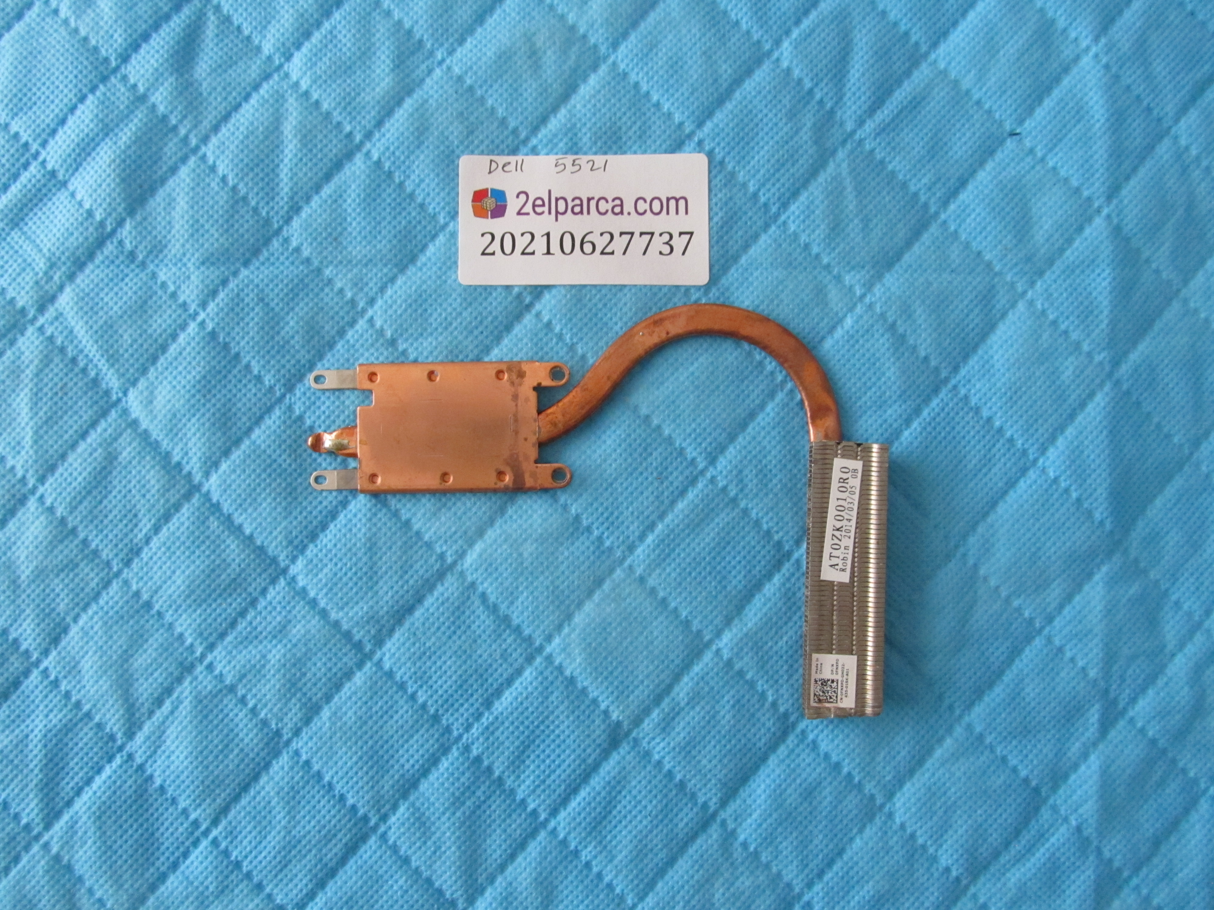 DELL Dell 5521 soğutucu bakir (heatsink) orjinal ürün küçük görsel 2