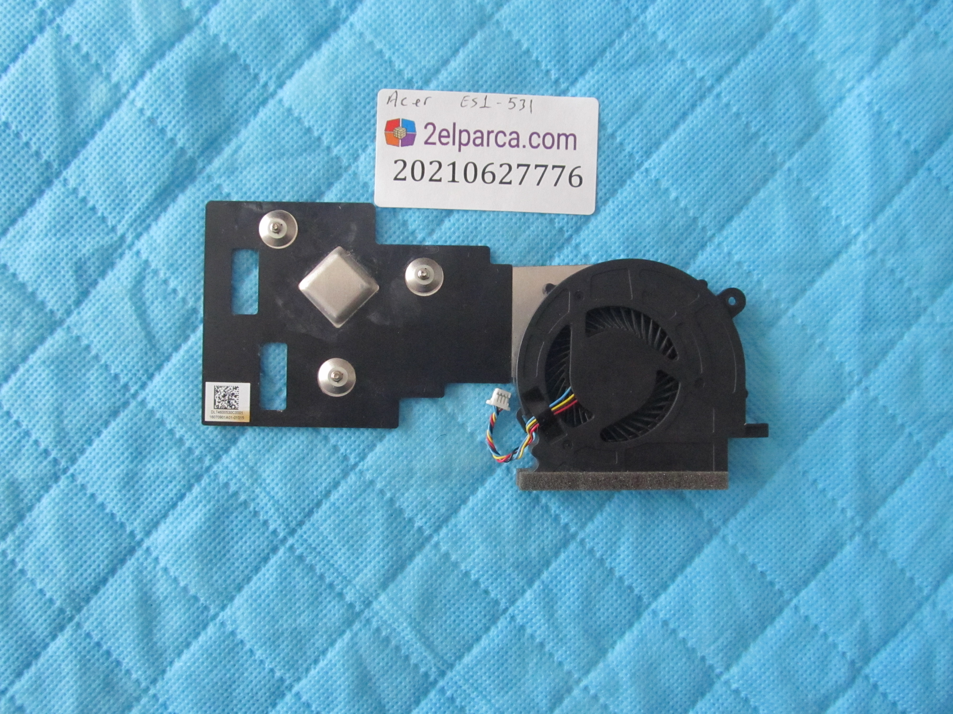ACER Acer es1-531 fan bakir soğutucu (heatsink) küçük görsel 2