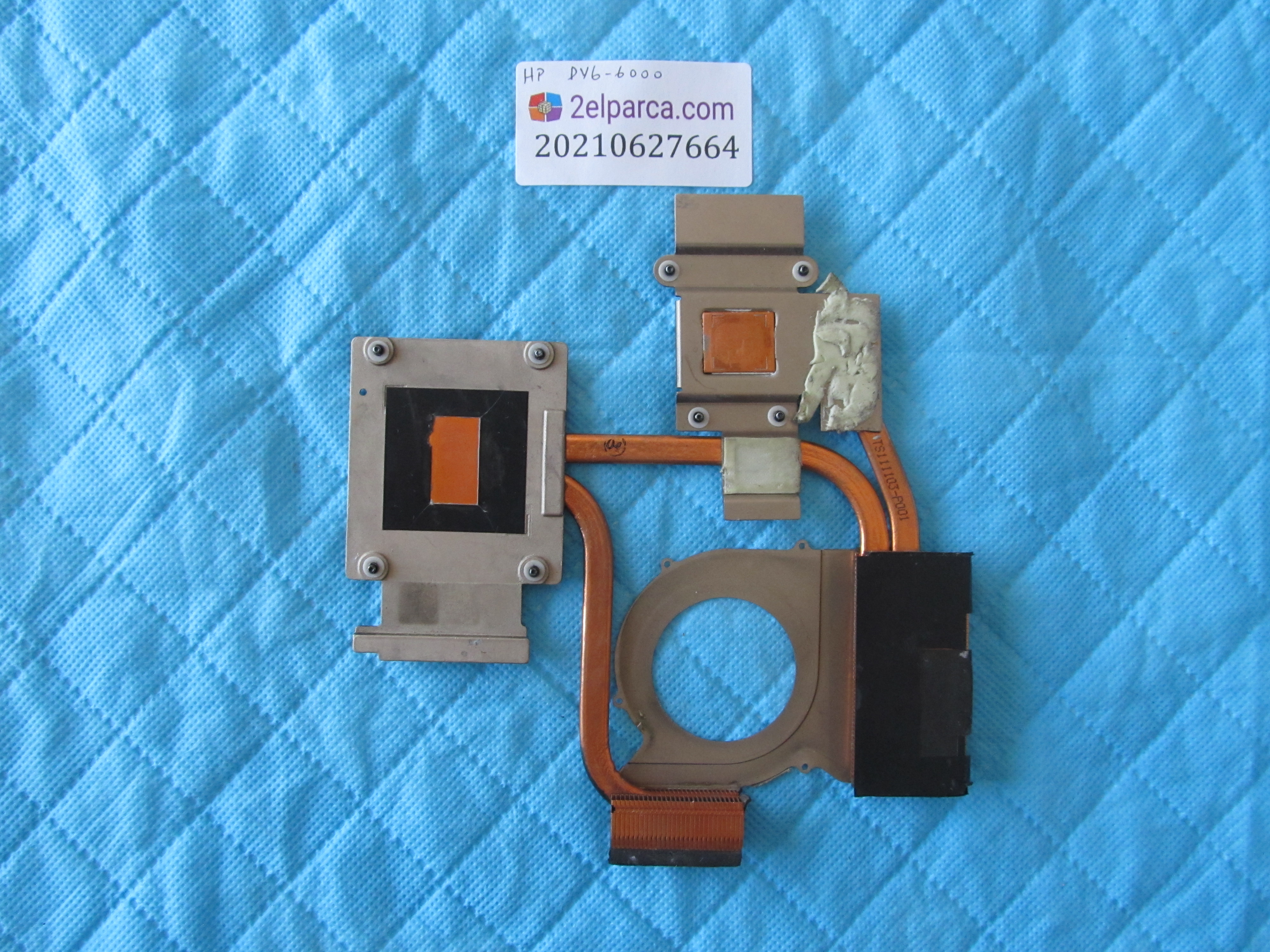 HP Hp dv6-6000 soğutucu bakir (heatsink) orjinal ürün küçük görsel 2