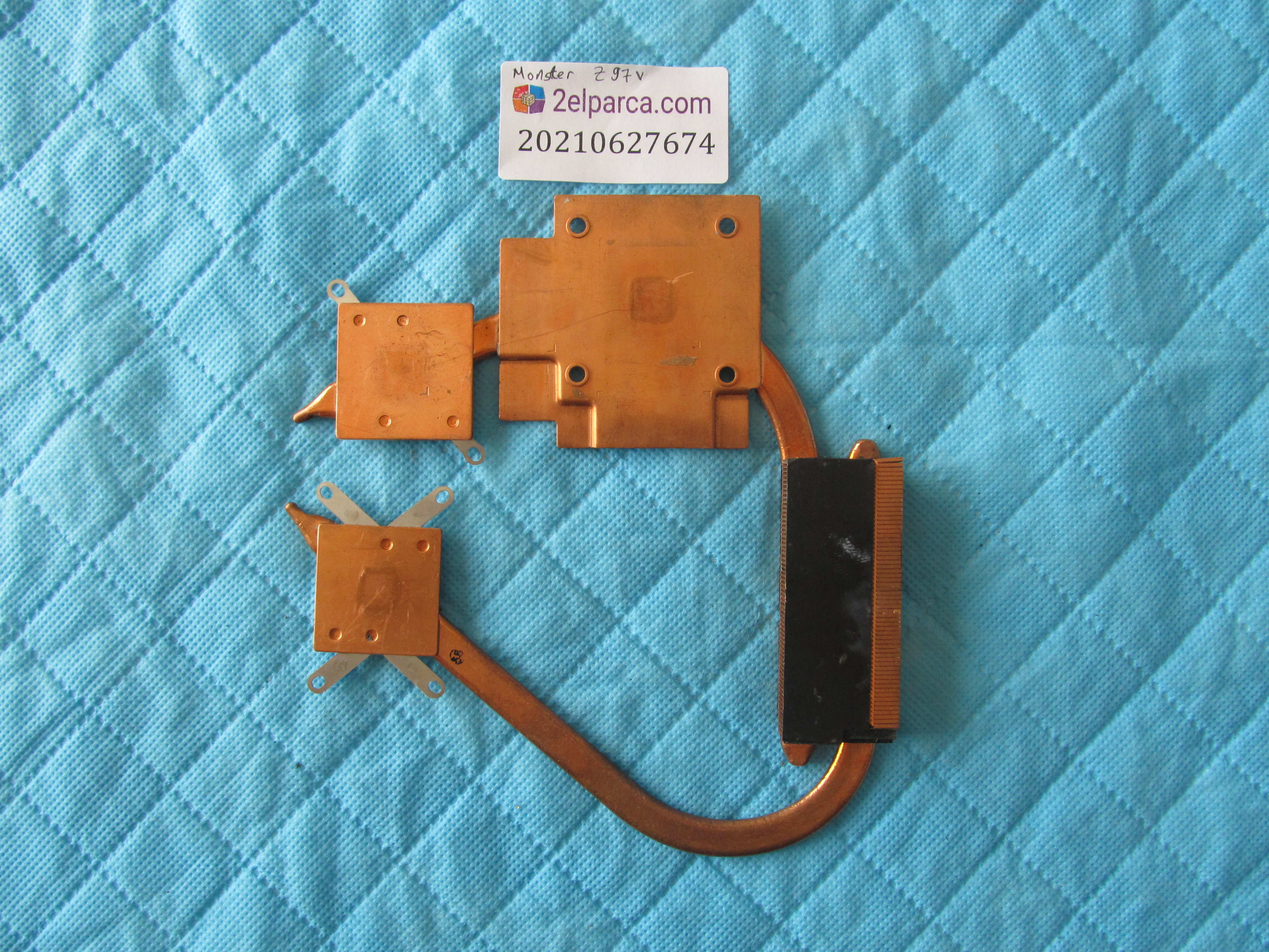 MONSTER Monster z97v soğutucu bakir (heatsink) orjinal ürün küçük görsel 2