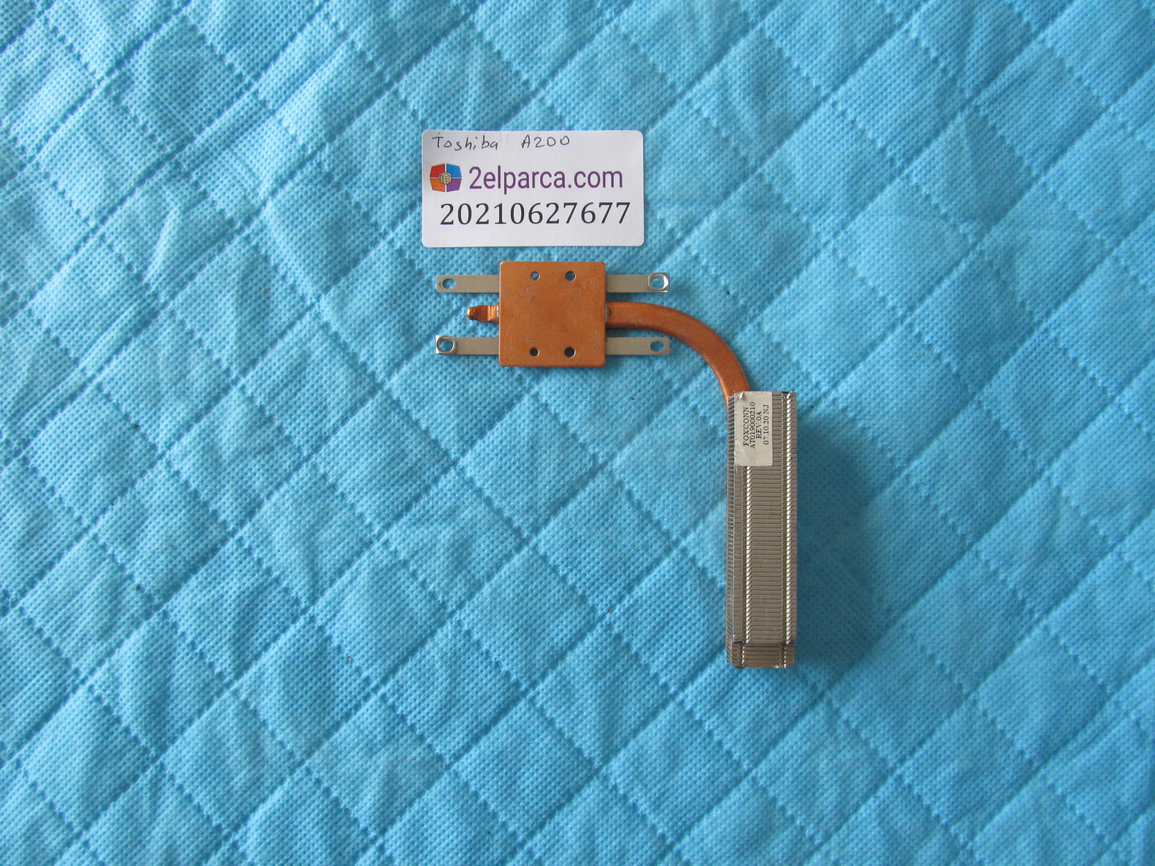 TOSHİBA Toshiba a200 soğutucu bakir (heatsink) orjinal ürün küçük görsel 2
