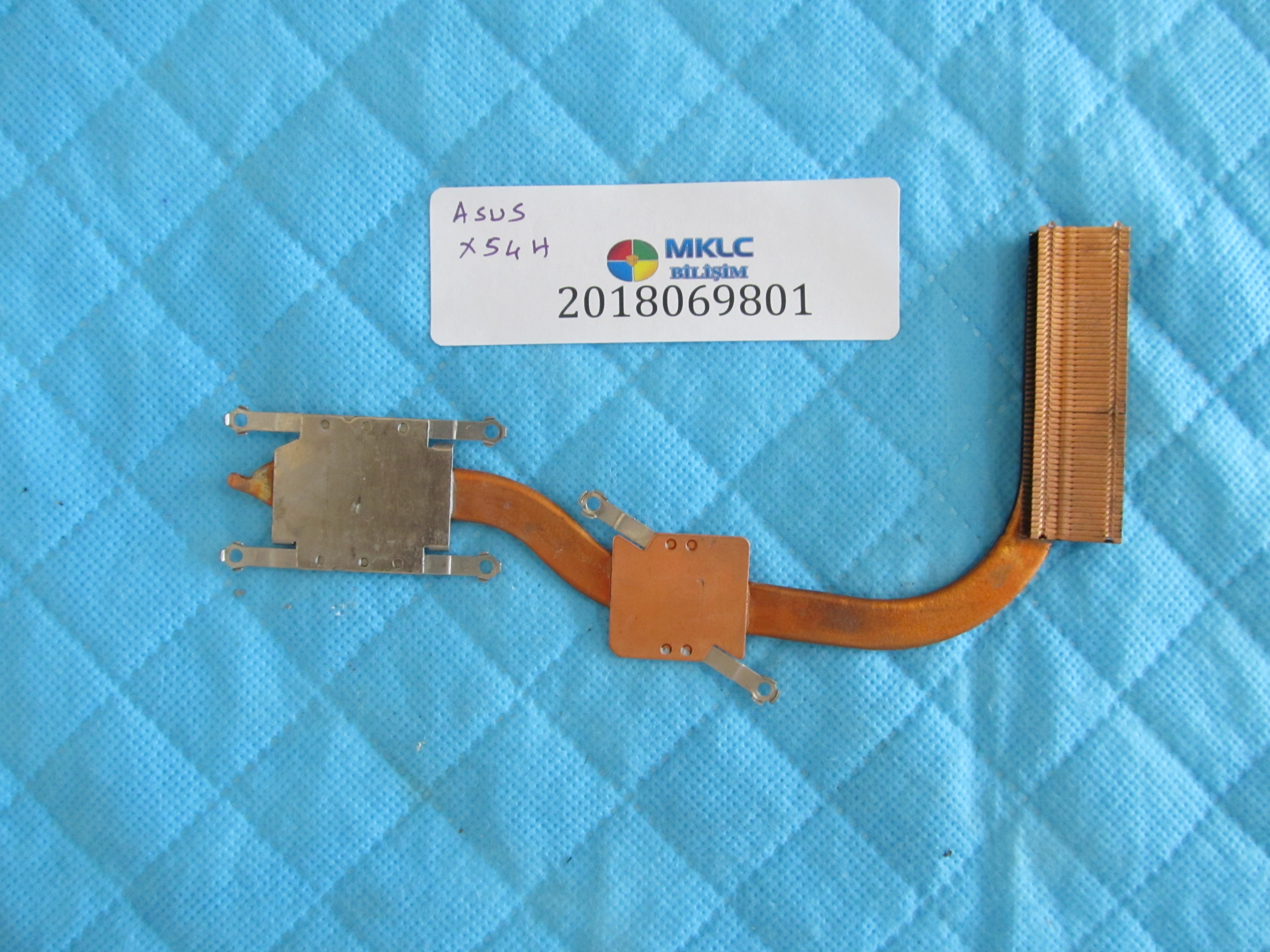 ASUS Asus x54h soğutucu bakir (heatsink) orjinal ürün küçük görsel 2