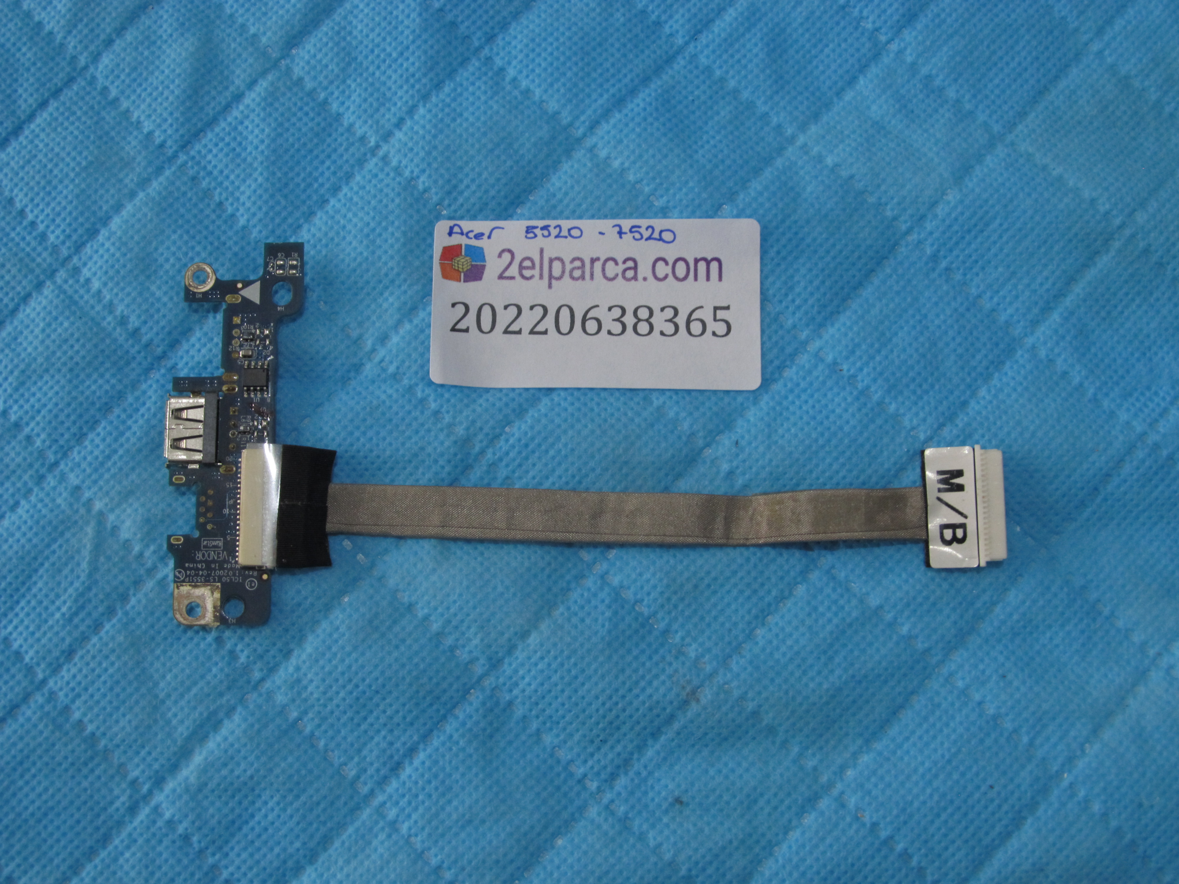 ACER Acer 5520-7520 usb board flex orjinal ürün küçük görsel 2