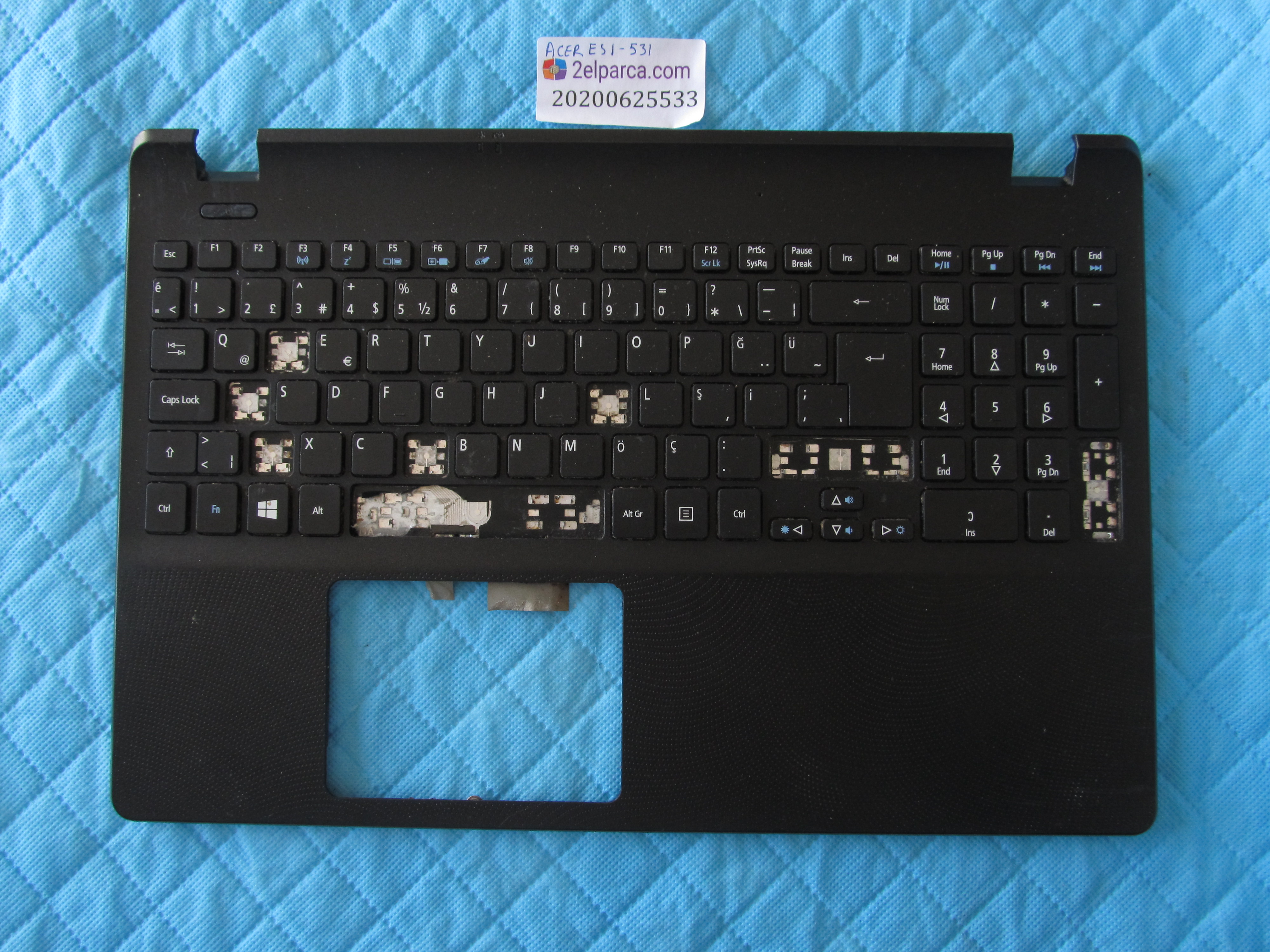 ACER Acer es1-531 üst kasa klavye kasasi klavye arizali küçük görsel 2