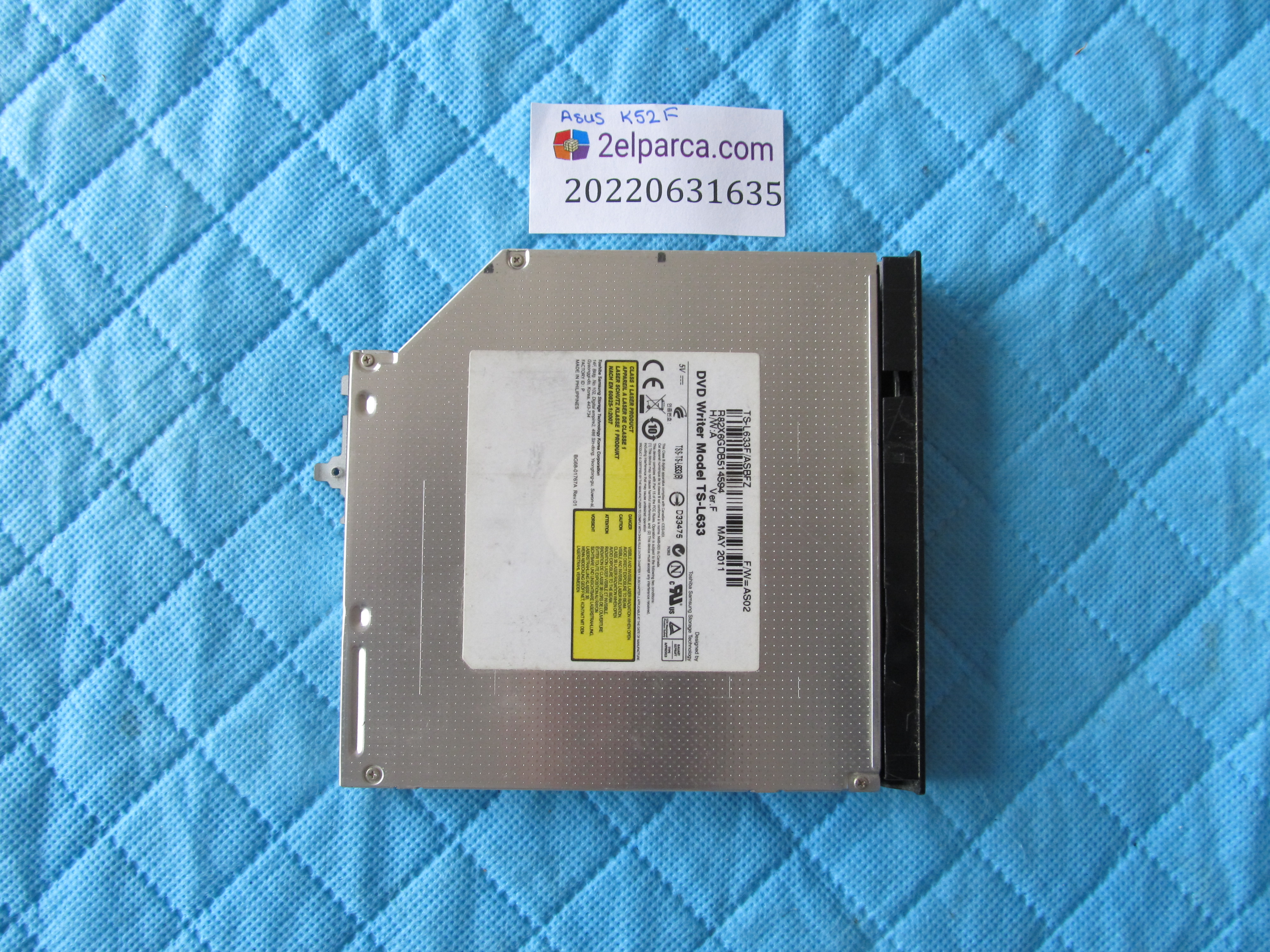 ASUS Asus k52f dvd küçük görsel 2