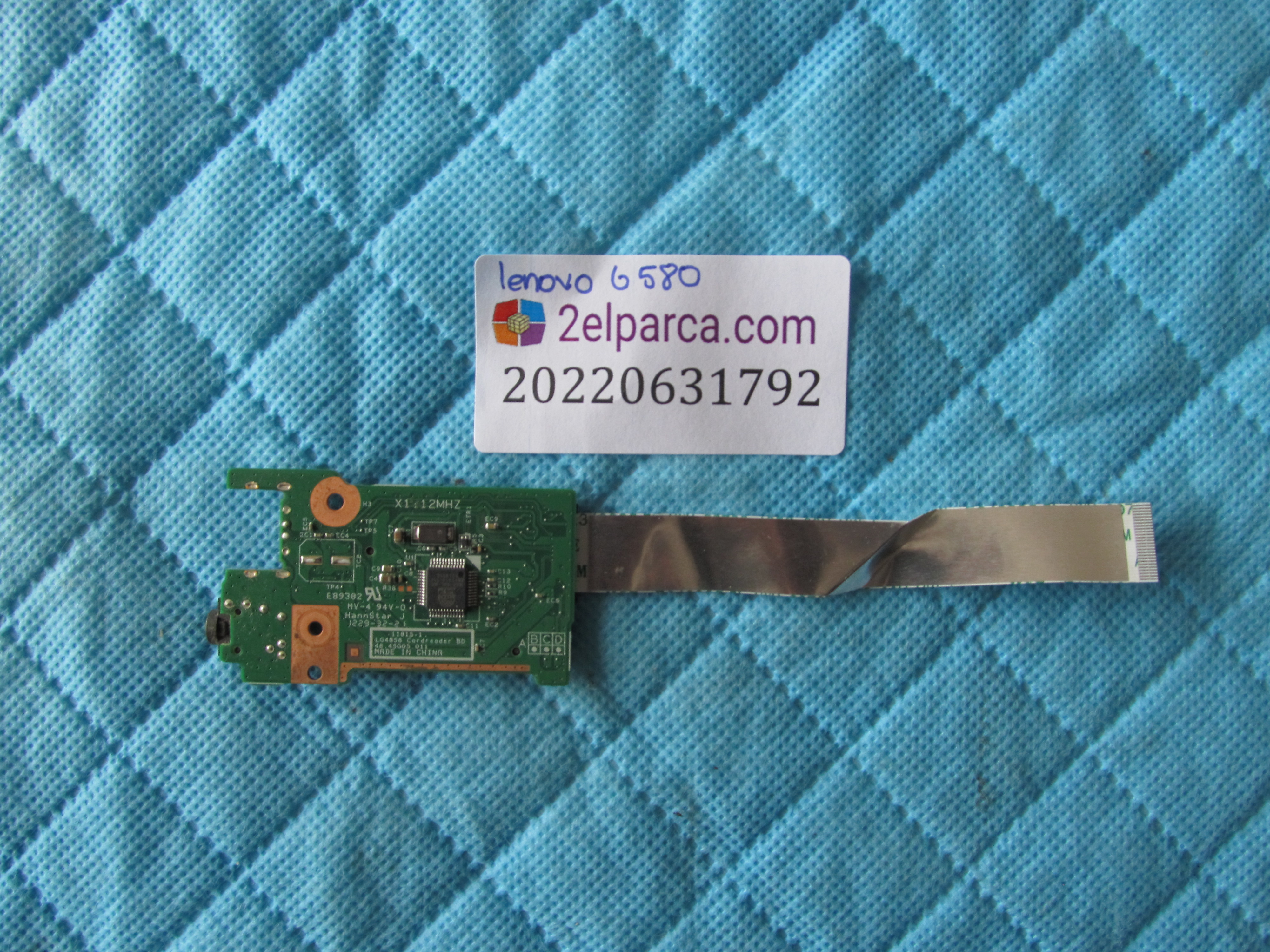 LENOVO Lenovo g580 ses ve kart okuyucu board flex küçük görsel 2