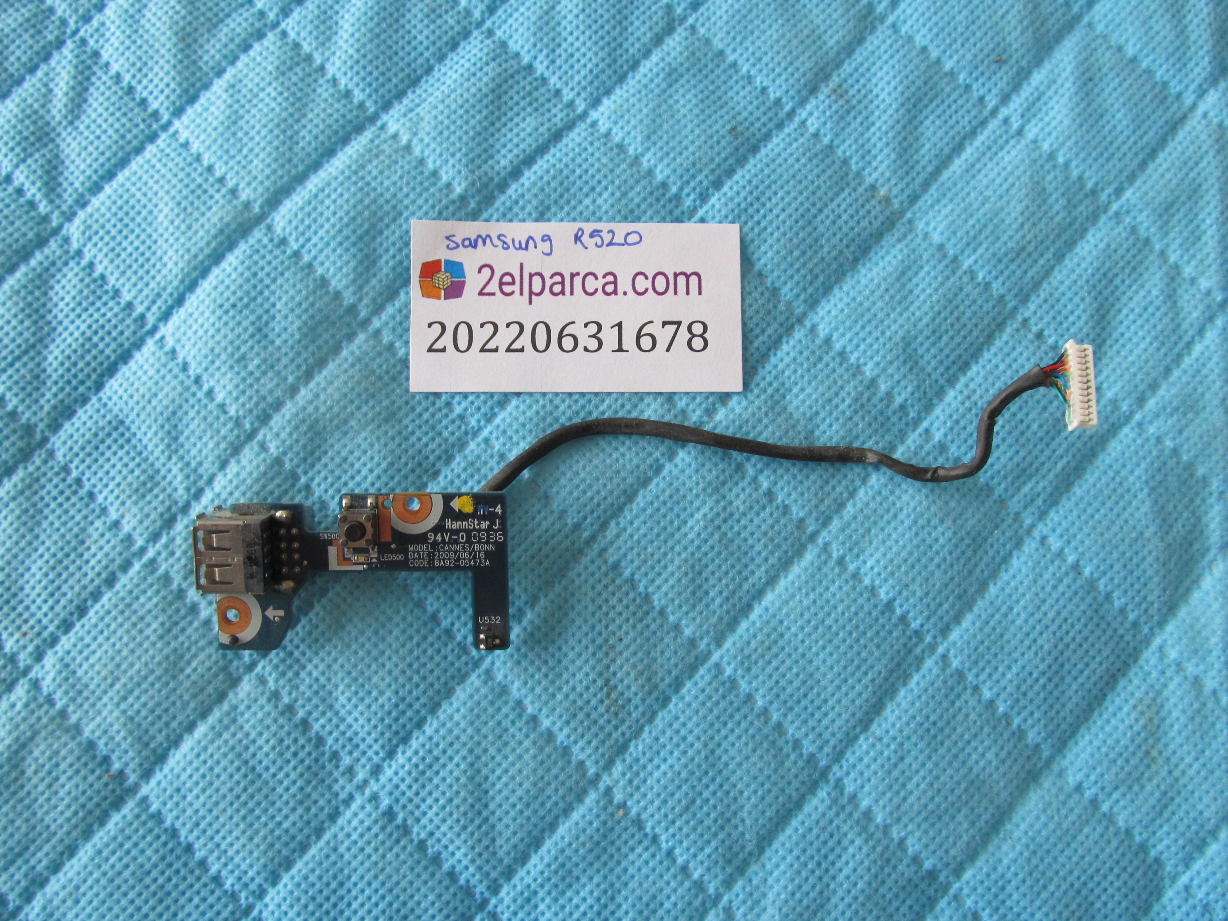 SAMSUNG Samsung r520 usb ve tetik board kablo orjinal ürün küçük görsel 2