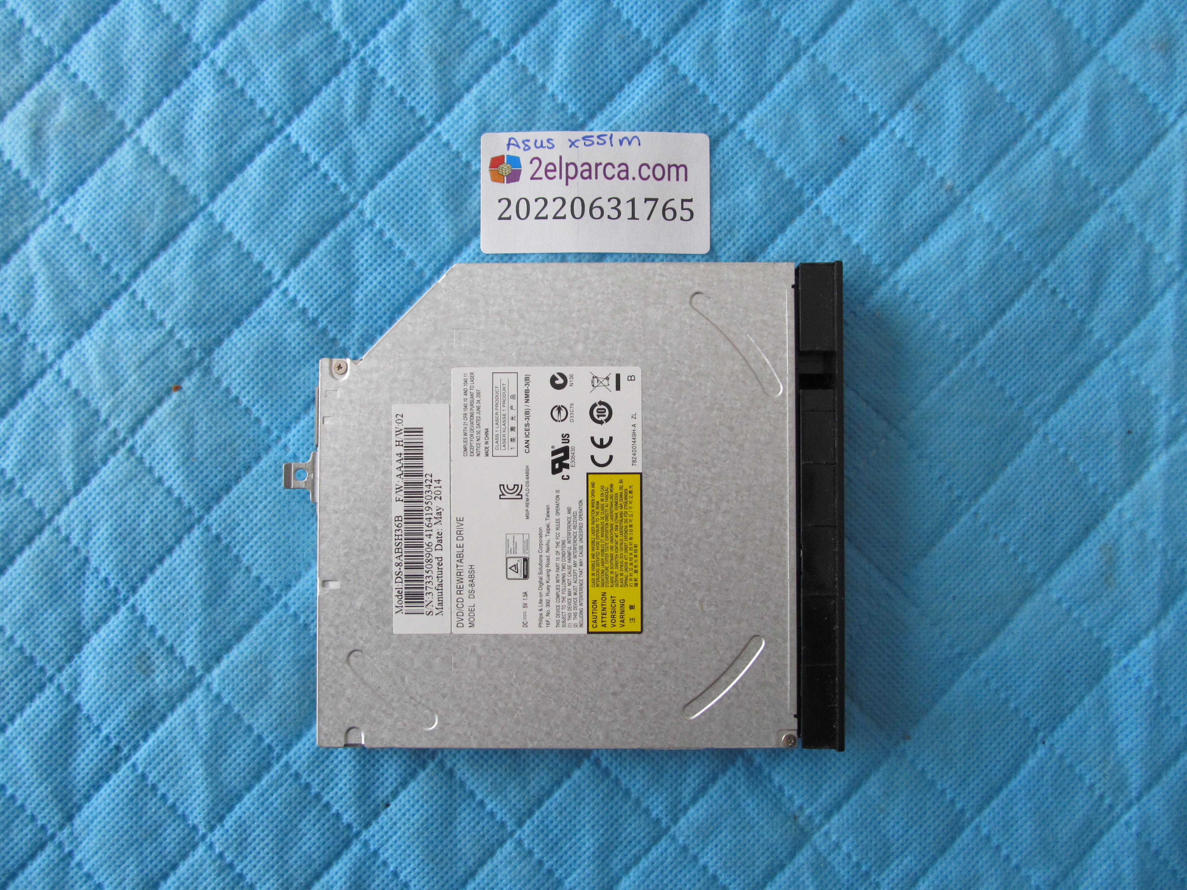 ASUS Asus x551m dvd küçük görsel 2