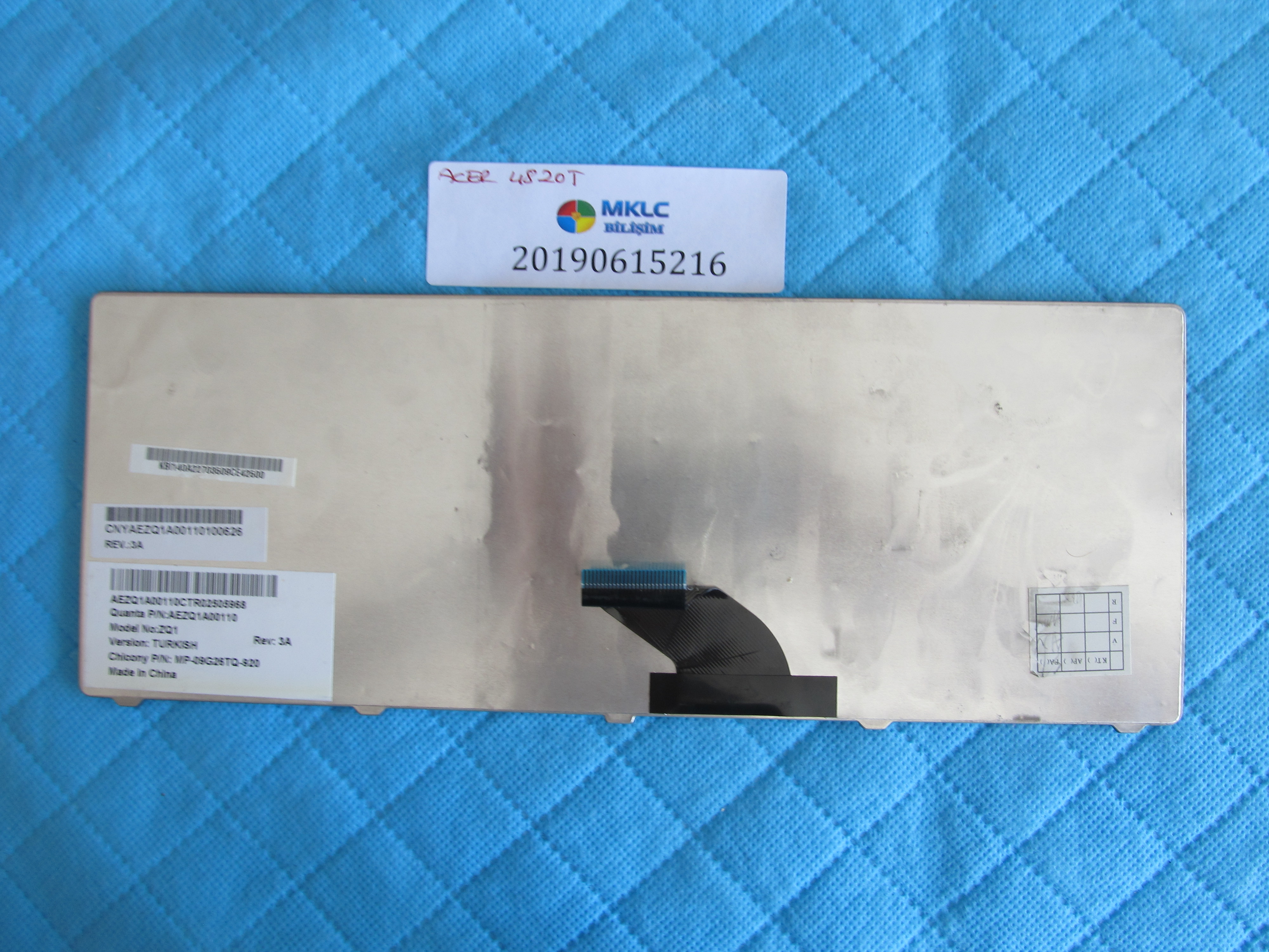 ACER Acer 4820t klavye tr q (2 tuş eksik ) küçük görsel 2