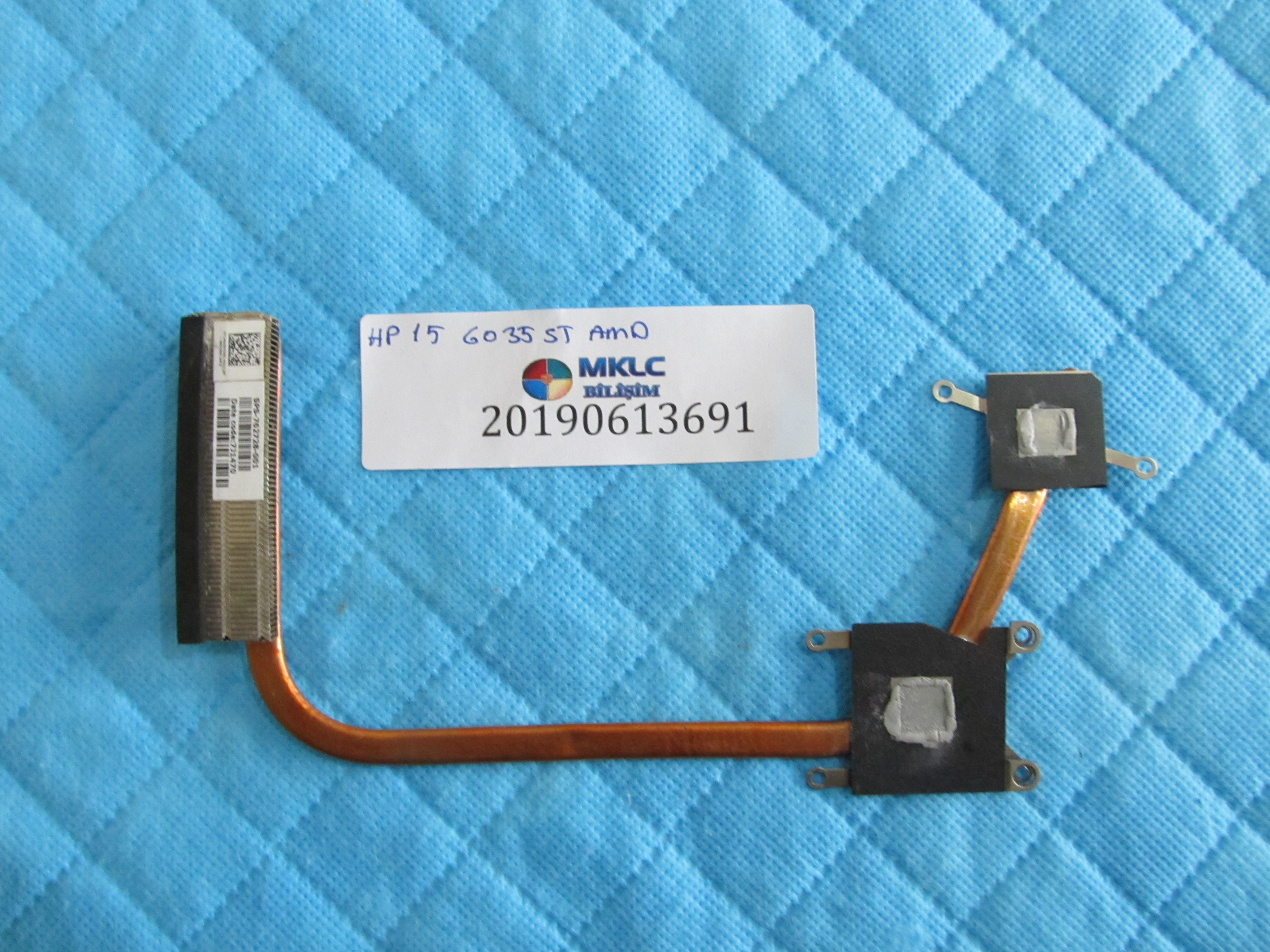 HP Hp 15-g035st amd soğutucu bakir heatsink küçük görsel 2