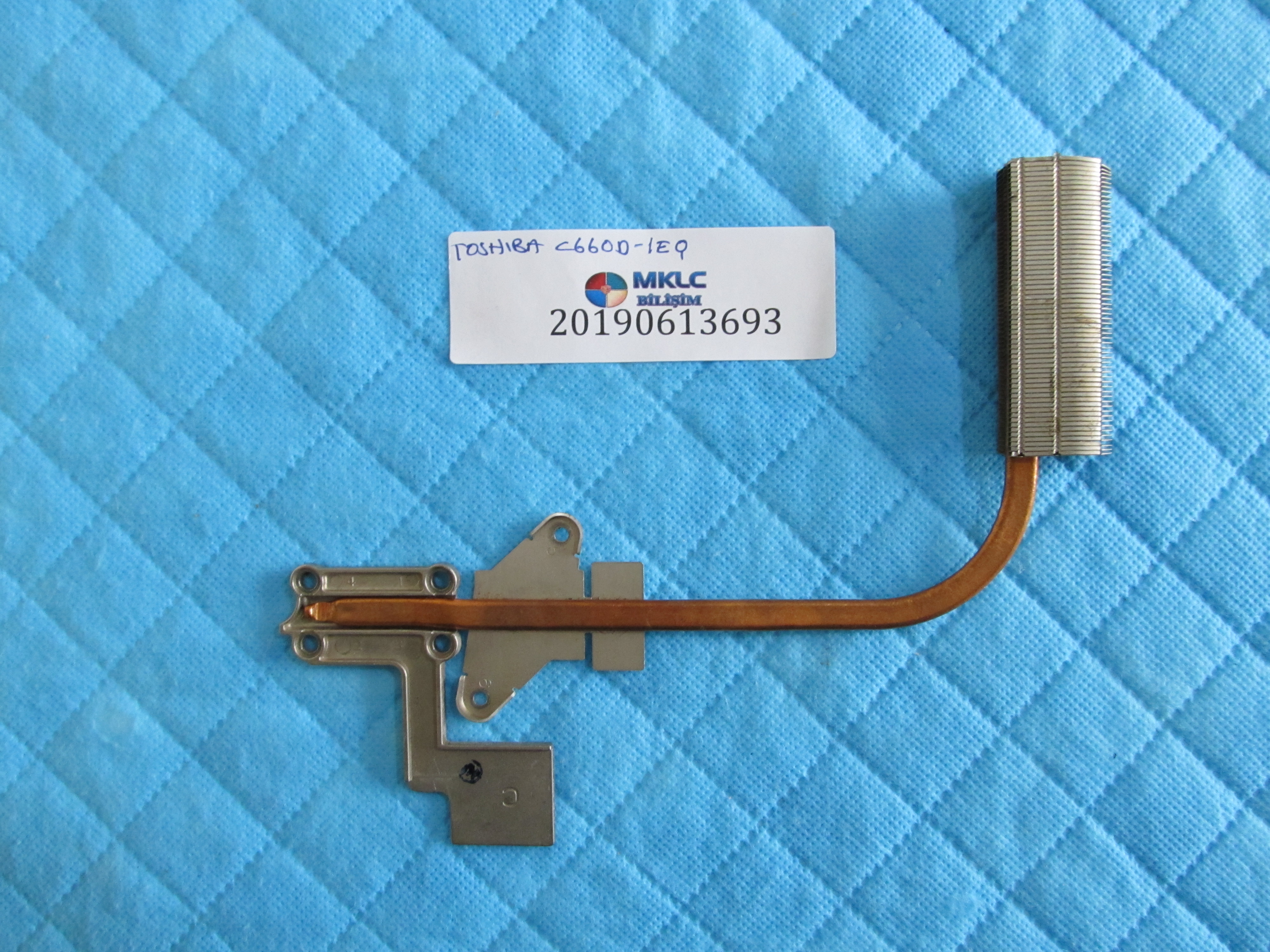 TOSHİBA Toshiba c660d soğutucu bakir bakir heatsink küçük görsel 2