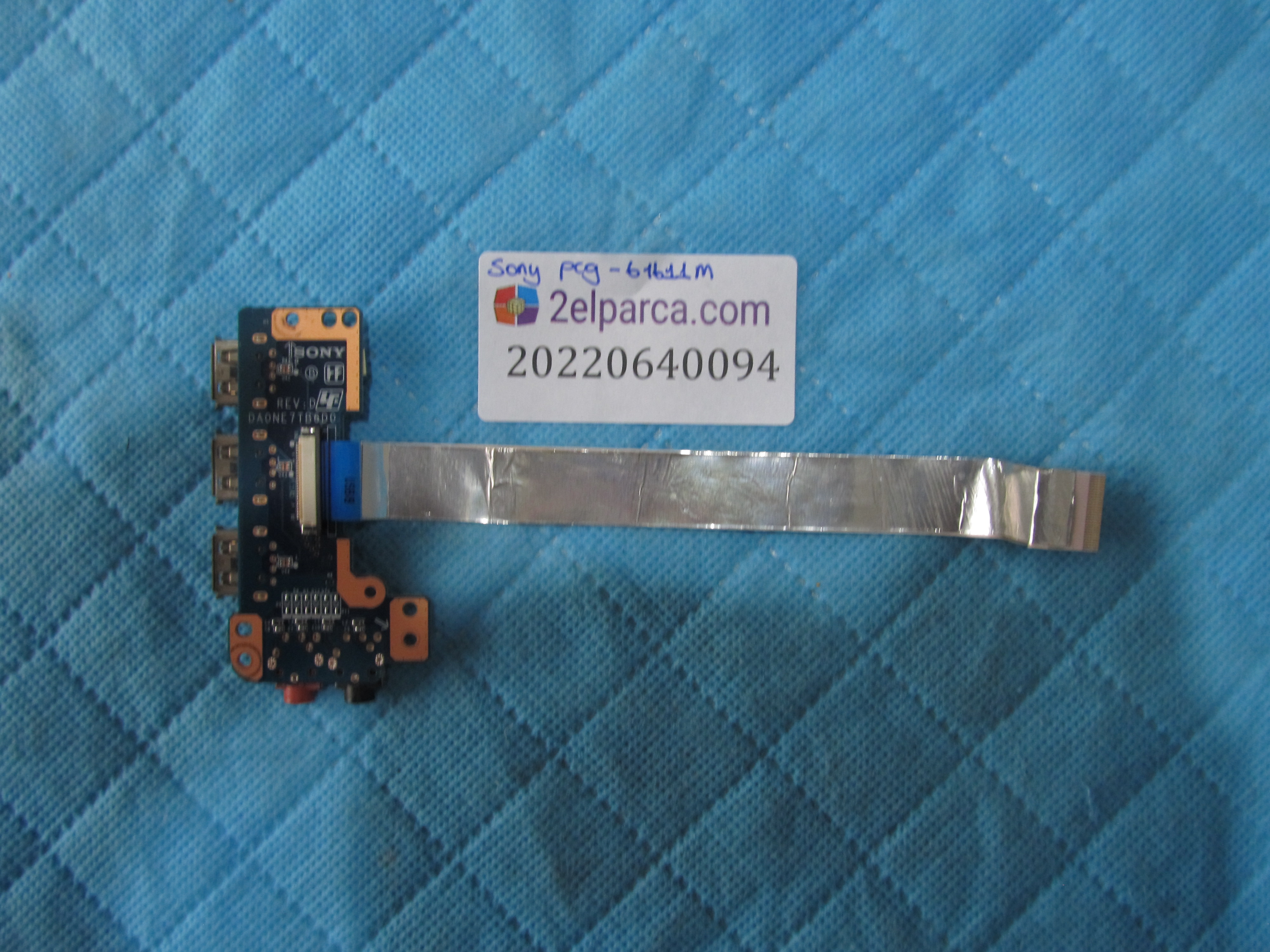 SONY Sony pcg - 61611m usb ve ses board flex orjinal ürün küçük görsel 2