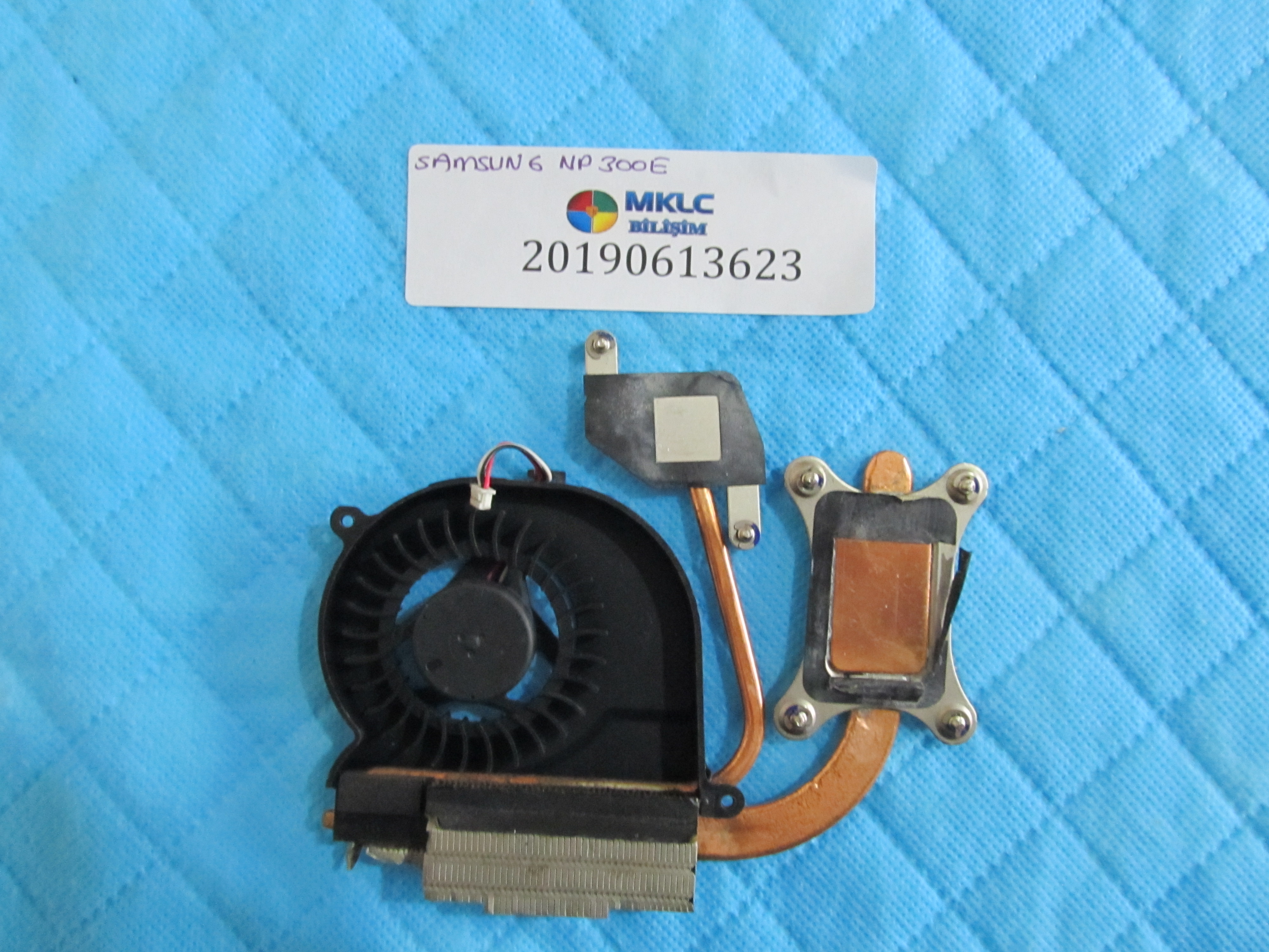 SAMSUNG Samsung np300e fan bakir soğutucu (heatsink) küçük görsel 2