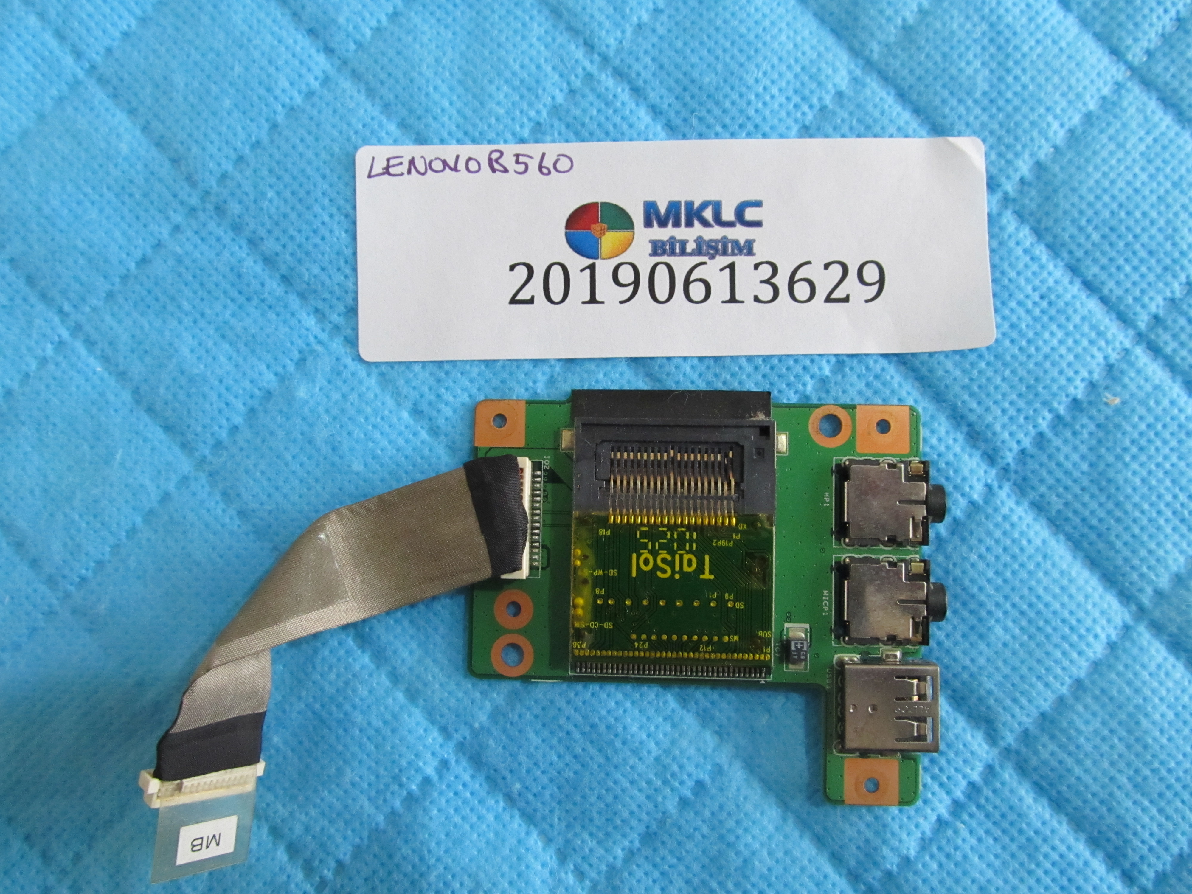 Lenovo b560 usb port flex ve ses karti
