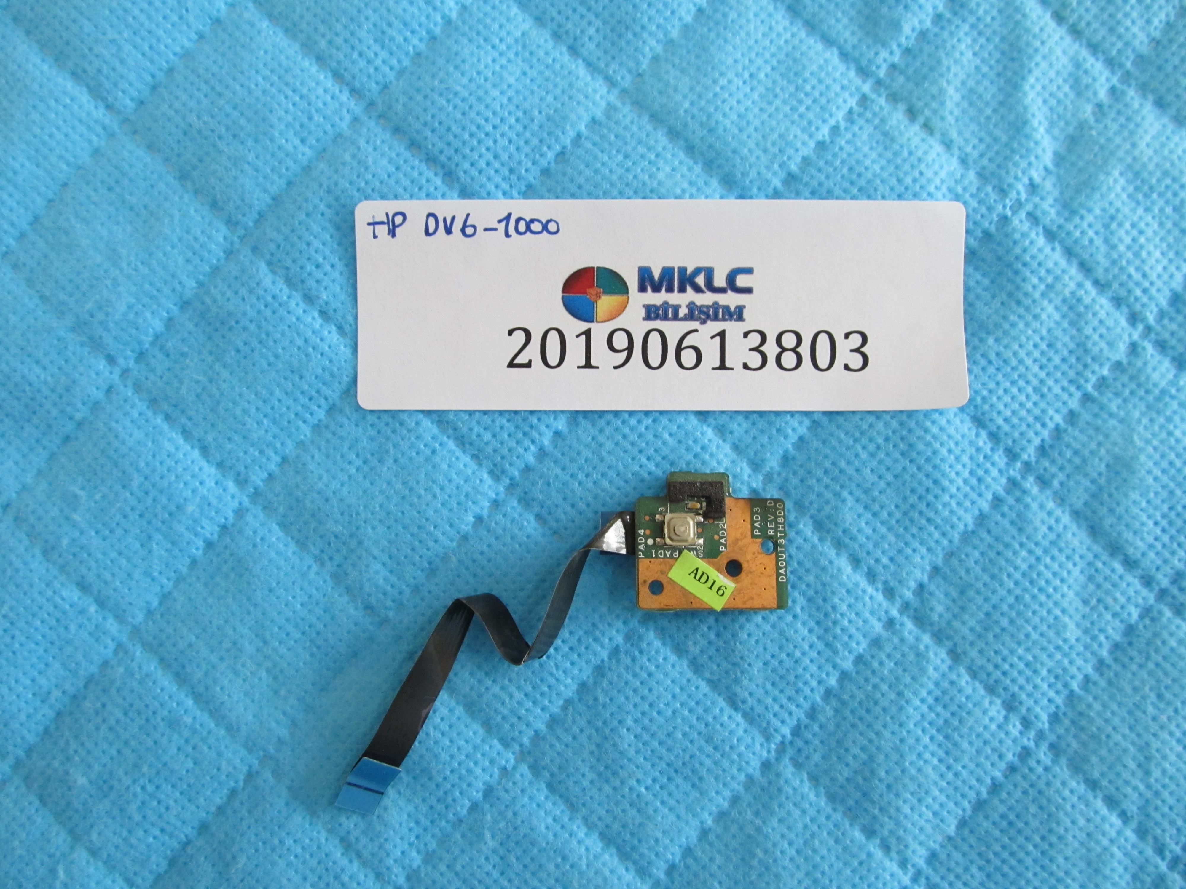 Hp dv6-1000 tetik karti ve flex