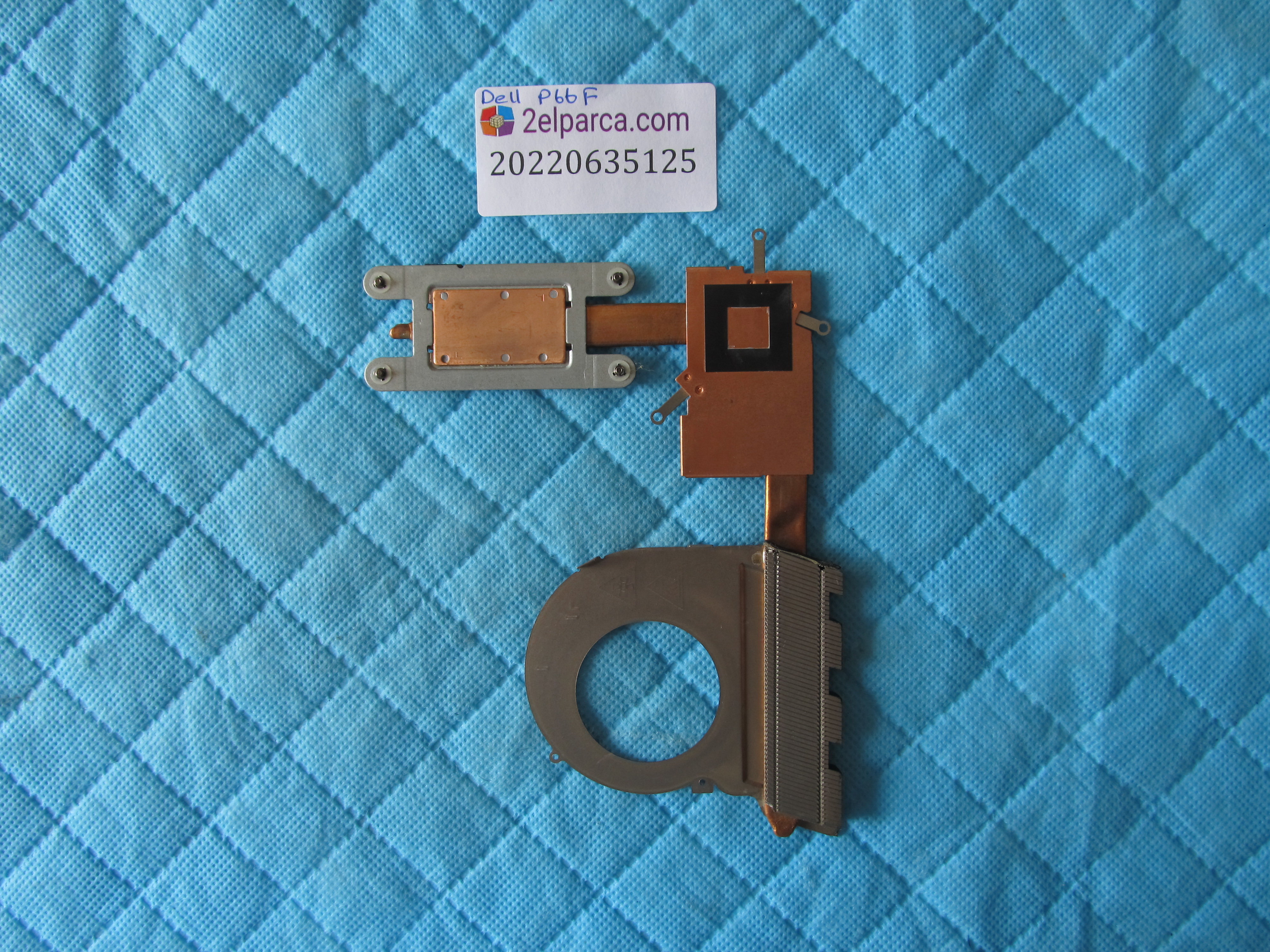 DELL Dell 5567 bakir soğutucu (heatsink) p66f  orjinal ürün küçük görsel 2