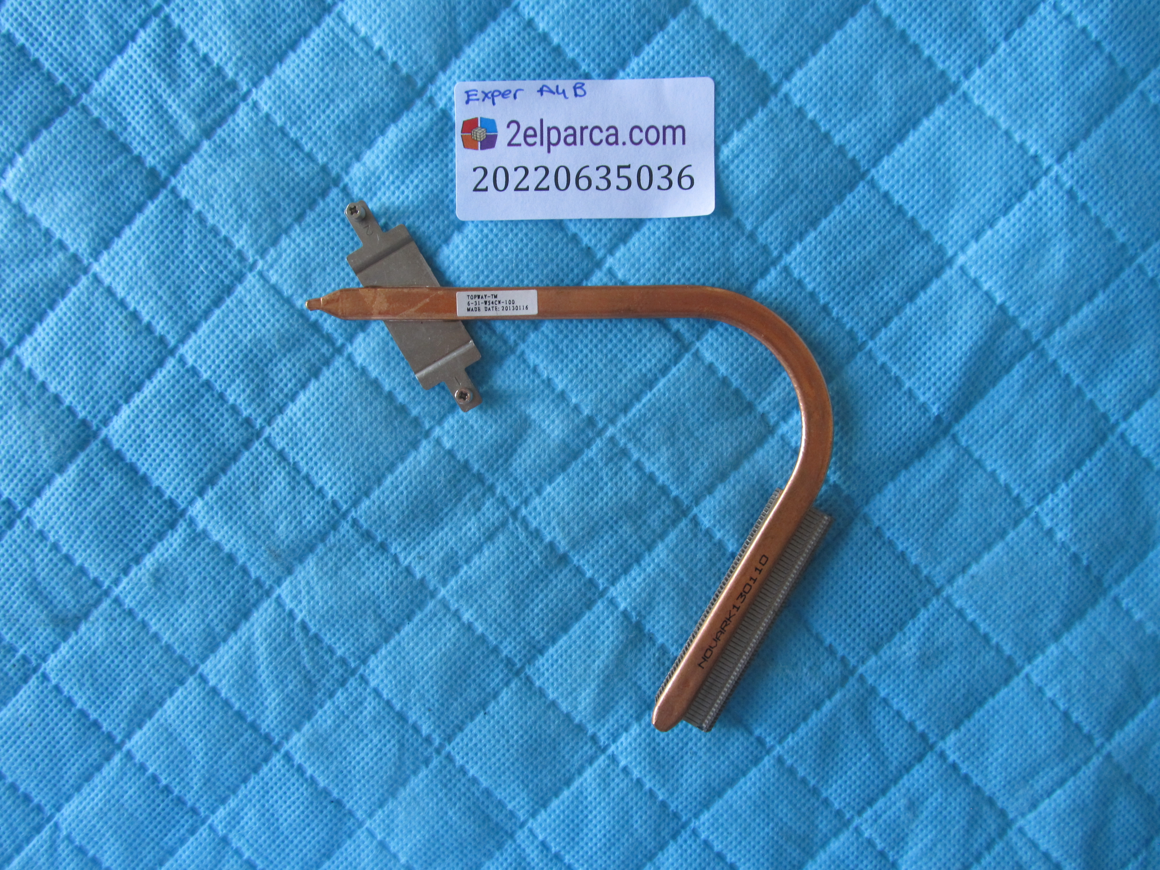 EXPER Exper a4b soğutucu bakir heatsink orjinal ürün küçük görsel 2