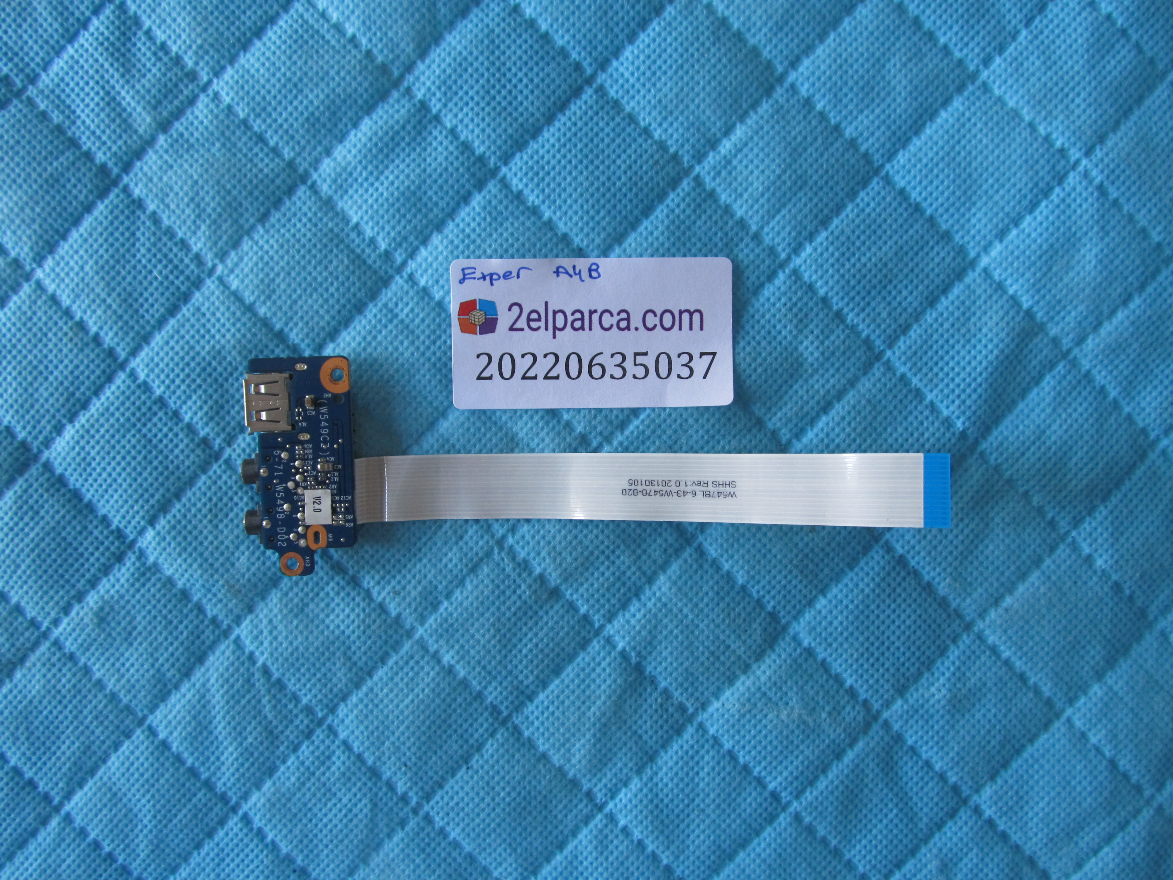 EXPER Exper a4b usb kart ses board flex dahil orjinal ürün küçük görsel 2