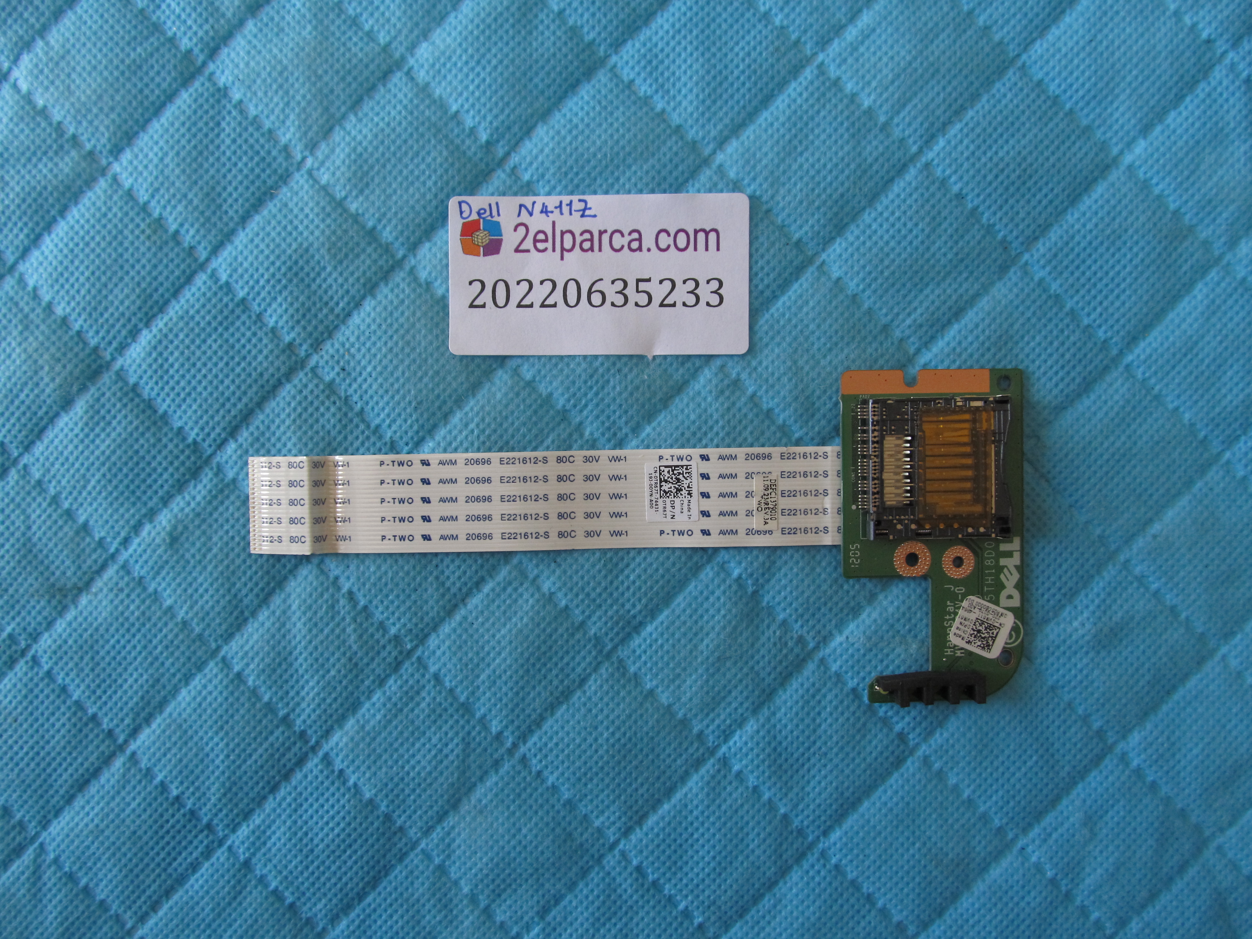 DELL Dell n411z kart okuyucu flex orjinal ürün küçük görsel 2