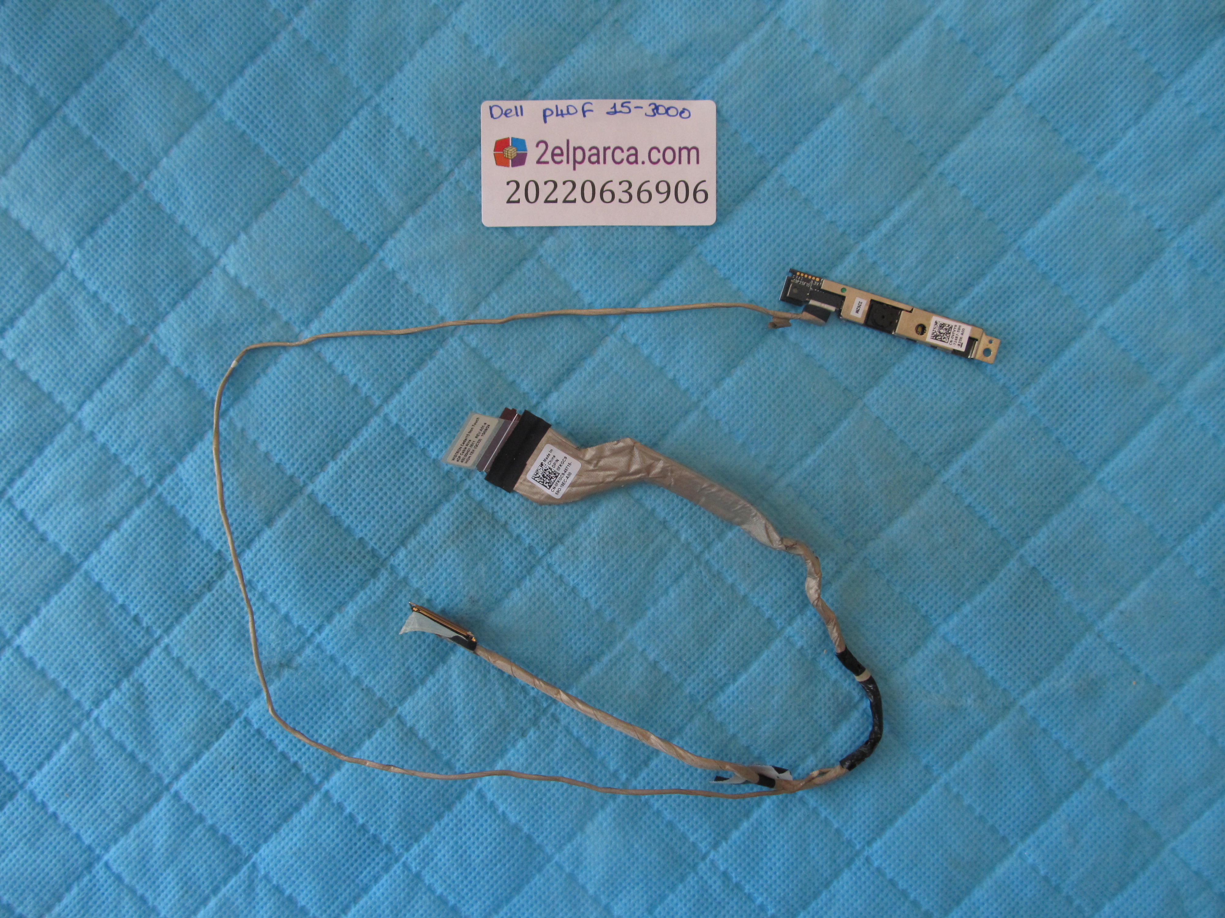 Dell 15-3000 data kablo led flex kamera dahil p40f  orjinal ürün