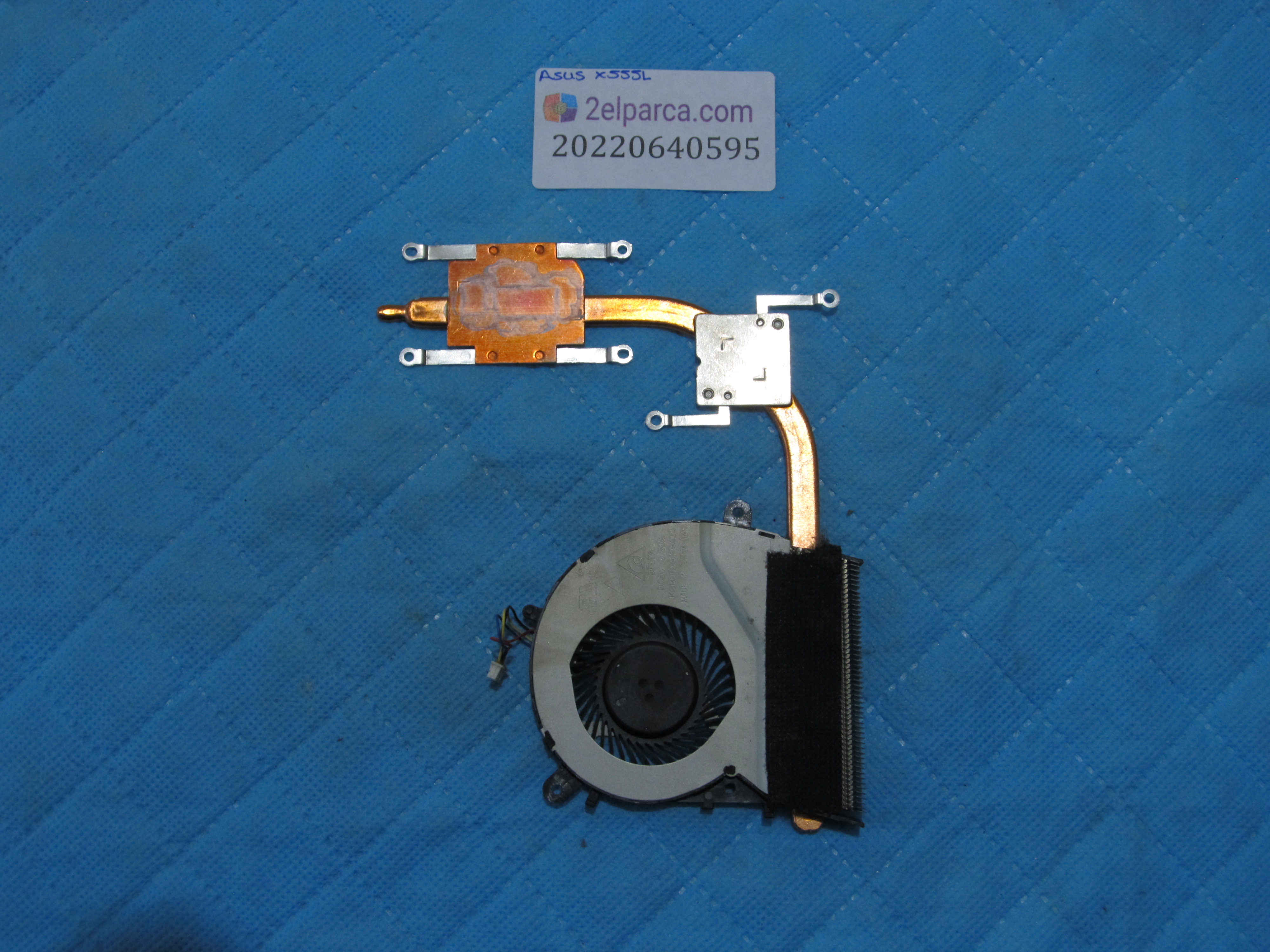 ASUS Asus x555l fan bakir soğutucu (heatsink) orjinal ürün küçük görsel 2