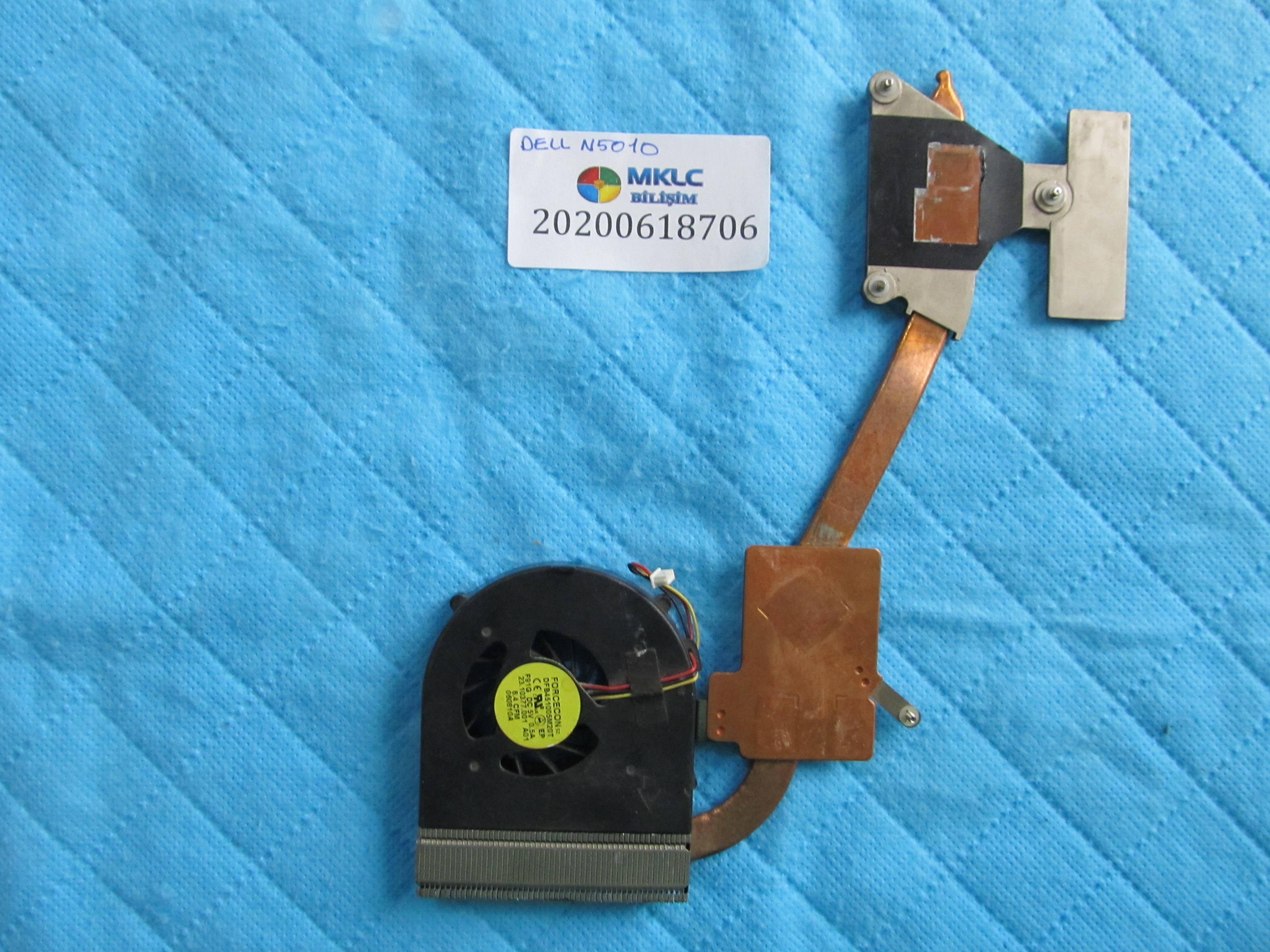 DELL Dell n5010 fan bakir soğutucu (heatsink) küçük görsel 2