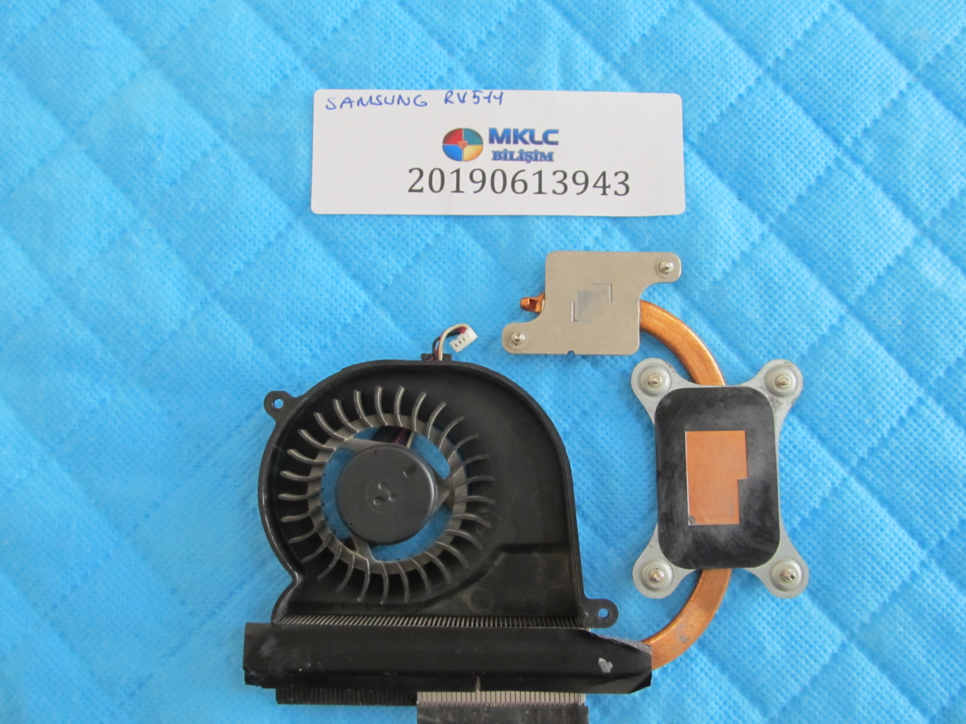 SAMSUNG Samsung rv511 fan bakir soğutucu (heatsink) orjinal ürün küçük görsel 2