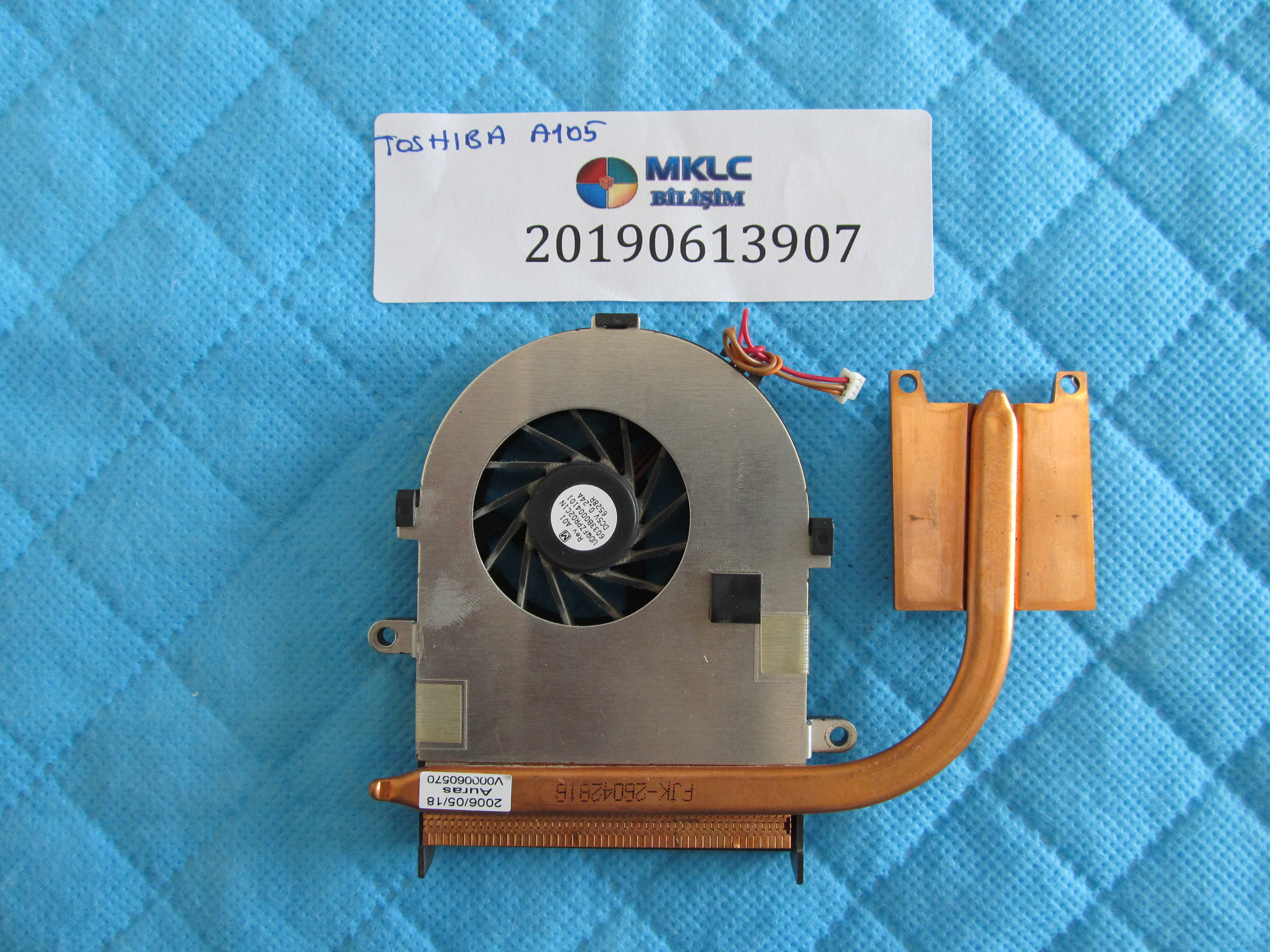 TOSHİBA Toshiba a105 fan bakir soğutucu (heatsink) küçük görsel 2